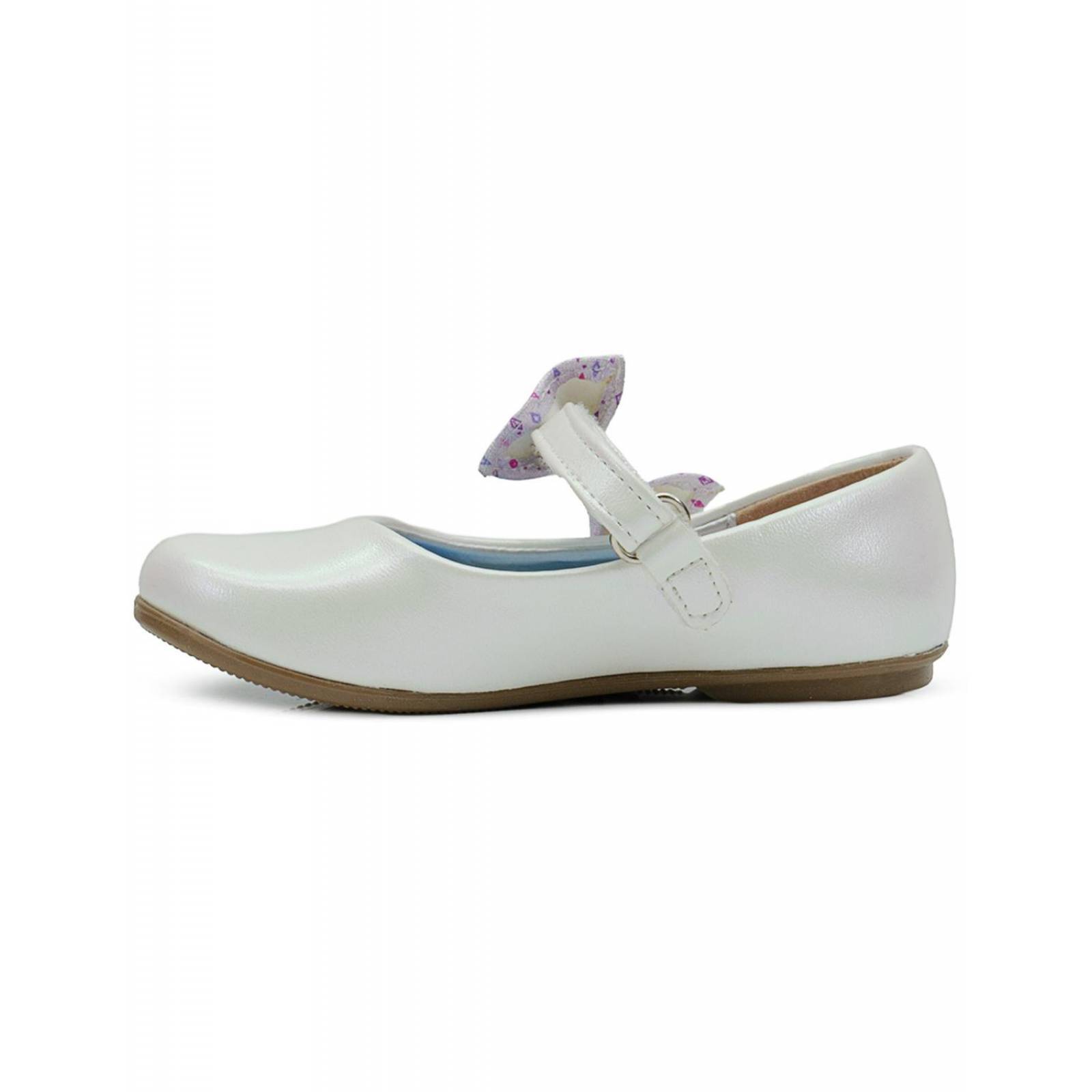 Zapato Balerina Frozen Elsa Disney Para Niña 13-17 Blanco 