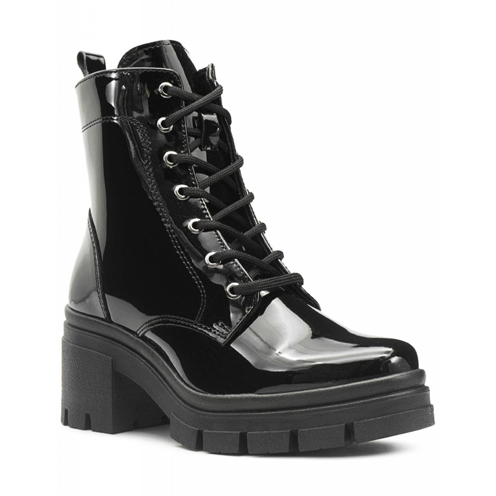 Botas Para Mujer Track Charol Moda Plataforma Chunky