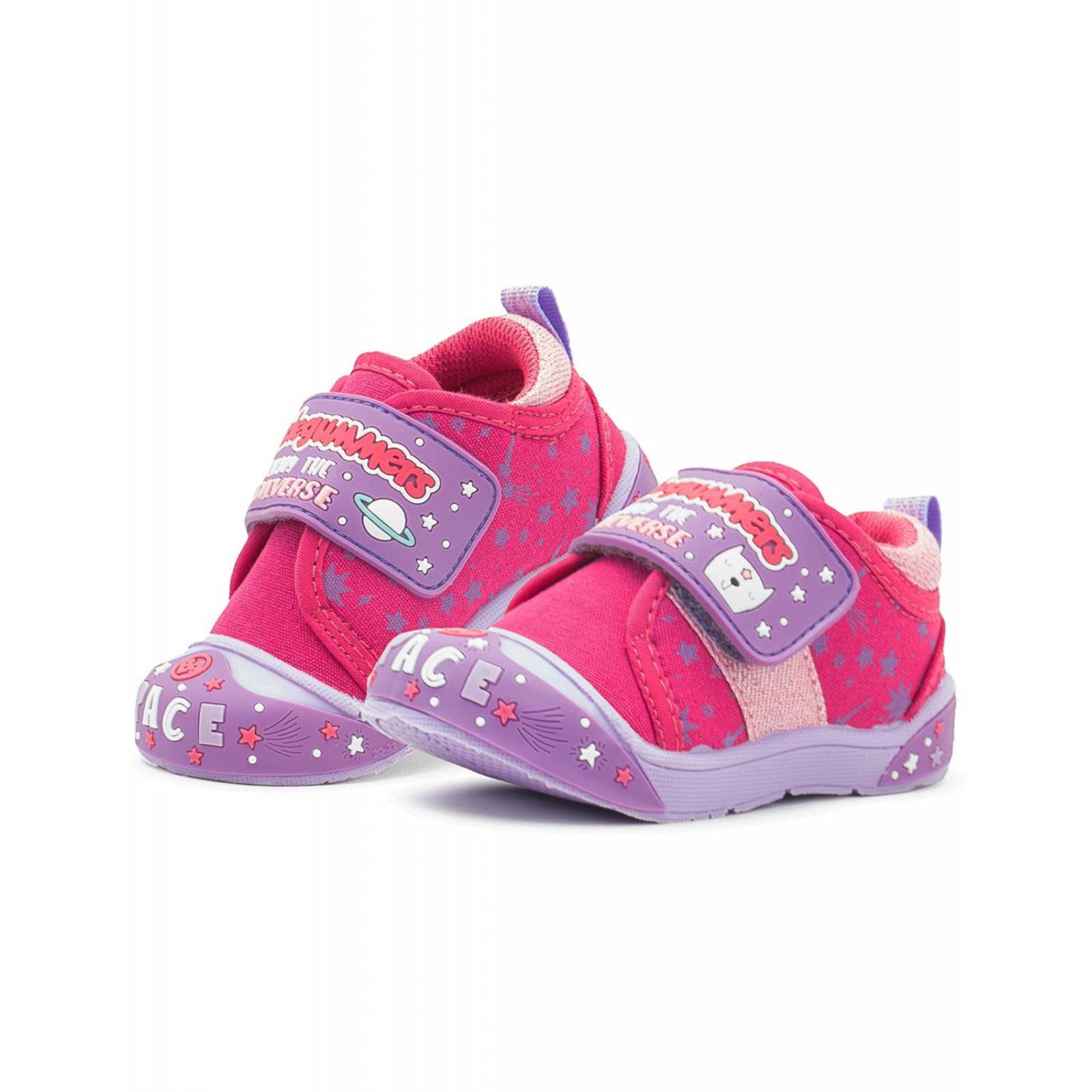 Tenis Para Niña Bubble Gummers Gatito Puntera Protección 