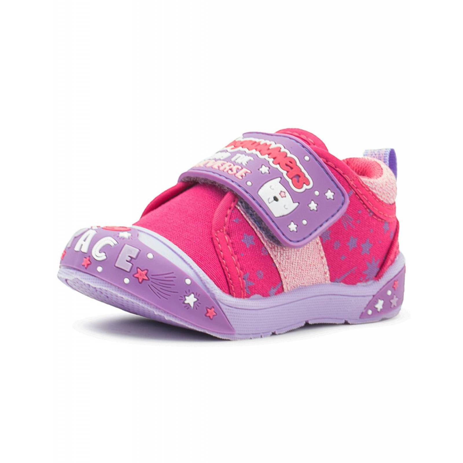 Tenis Para Niña Bubble Gummers Gatito Puntera Protección 