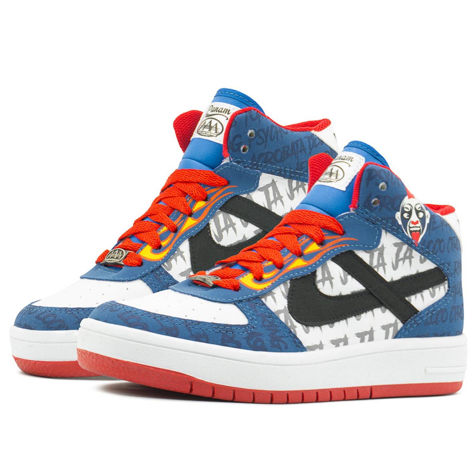 Tenis Panam Edicion Especial Lucha Libre Aaa Psycho Clown