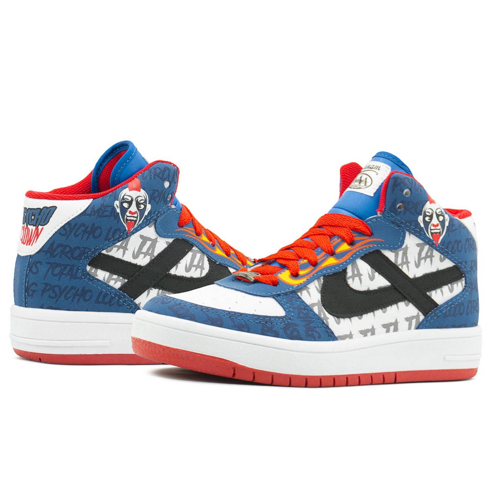 Tenis Panam Edicion Especial Lucha Libre Aaa Psycho Clown