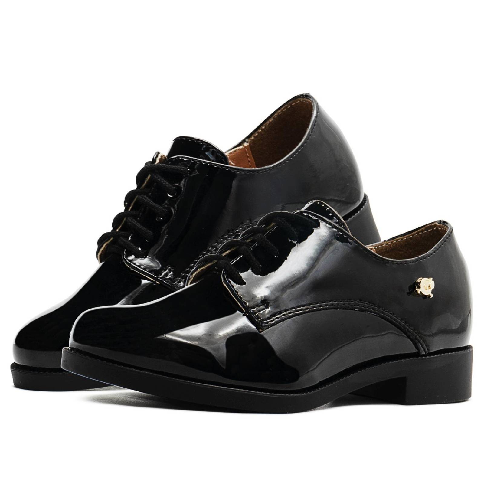 Mocasin Elegante Formal Niña Escolar Juvenil Negro 17-21 