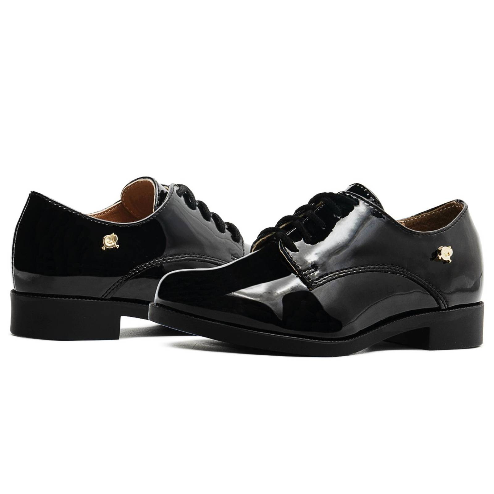 Mocasin Elegante Formal Niña Escolar Juvenil Negro 17-21 