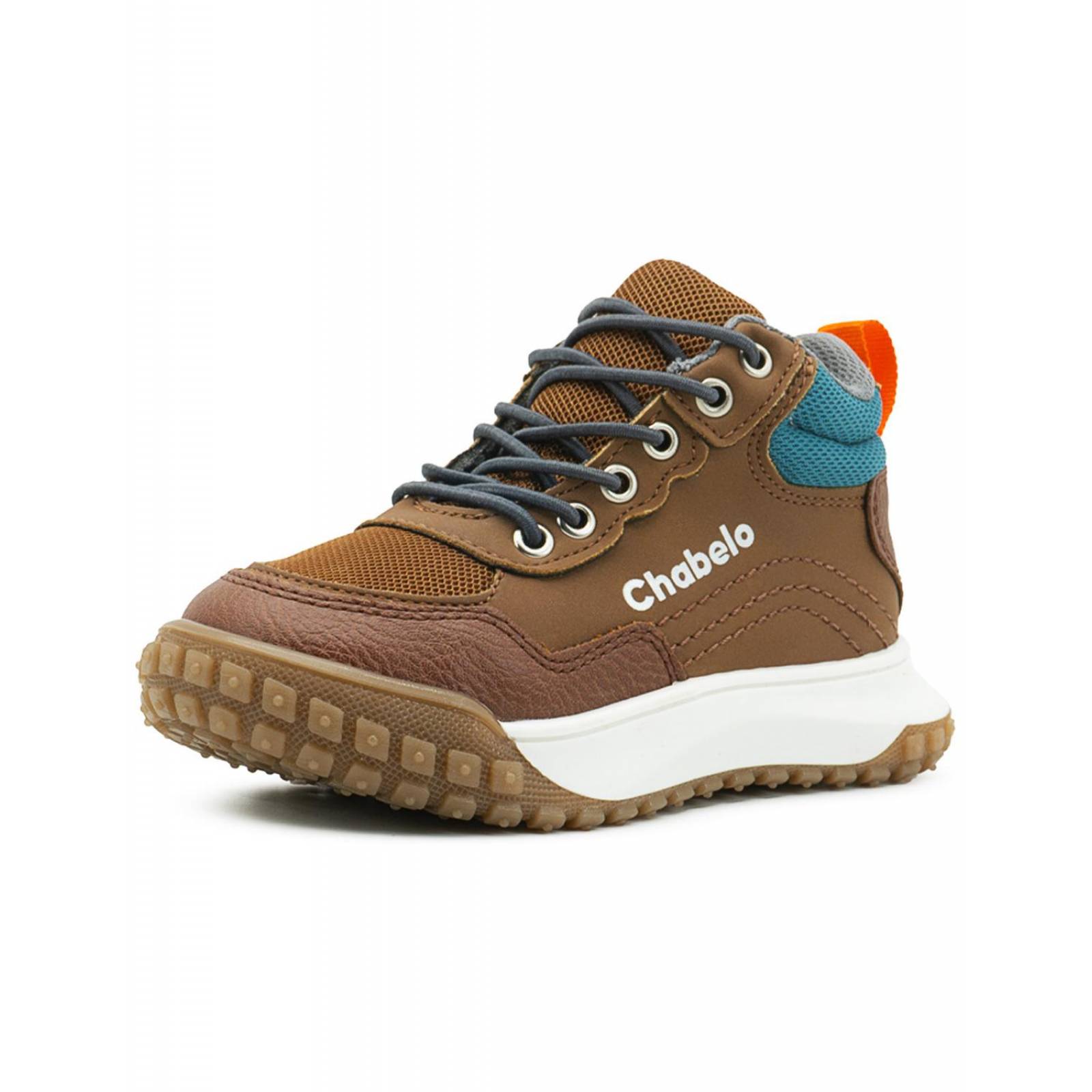 Tenis Bota Juvenil Para Senderismo Antideslizantes Café 