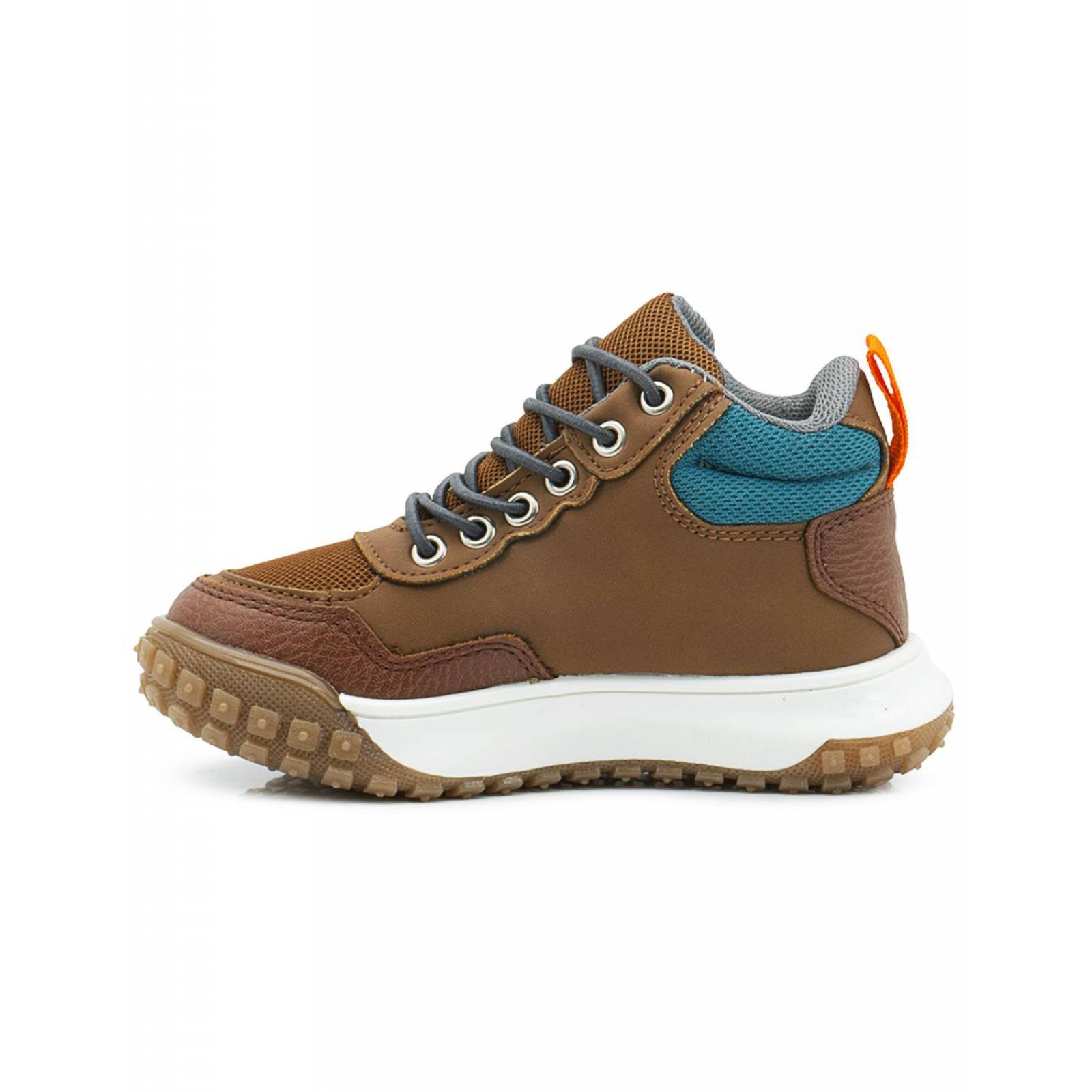 Tenis Bota Juvenil Para Senderismo Antideslizantes Café 