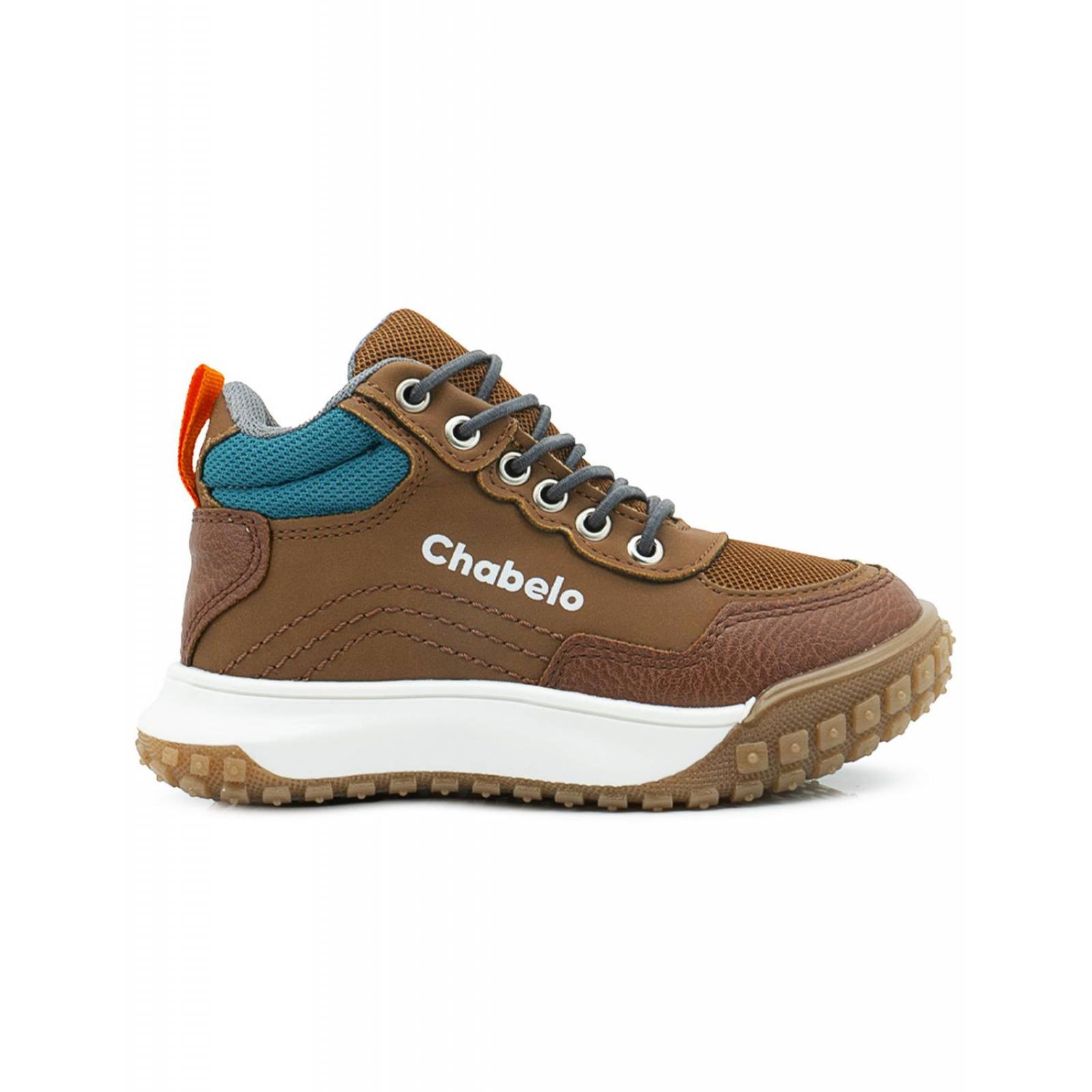 Tenis Bota Juvenil Para Senderismo Antideslizantes Café 