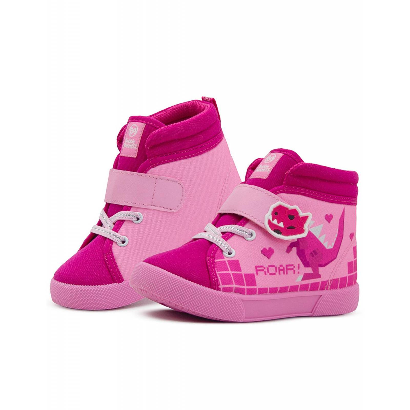 Tenis Bota Bubble Gummers Para Niña Sox Color Rosa 12-17 