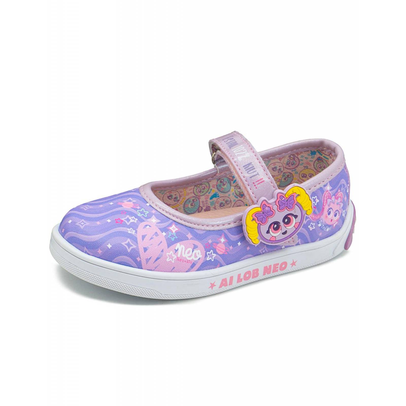 Ballerina Distroller Antiderrapante Casual Niña Lila 12-17