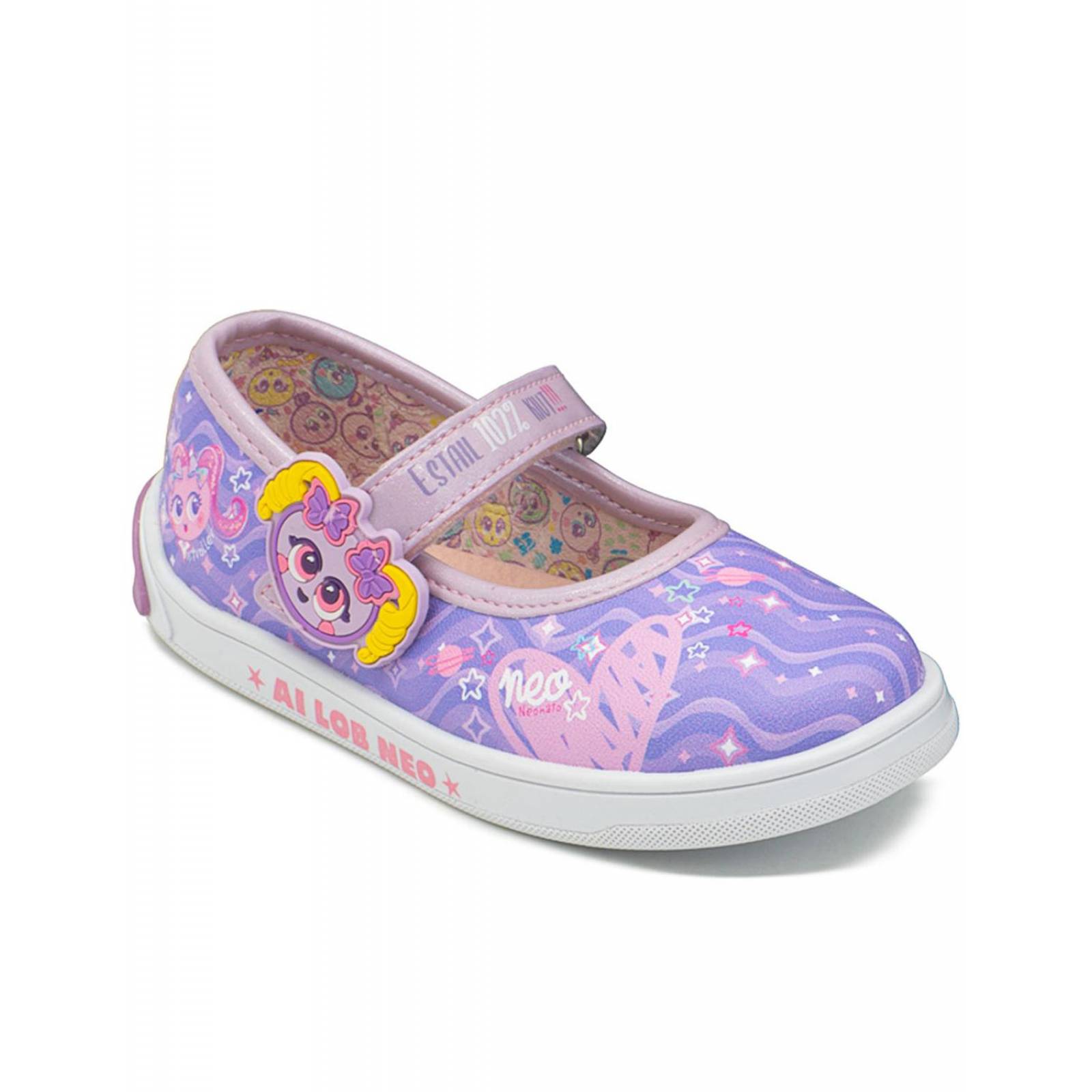 Ballerina Distroller Antiderrapante Casual Niña Lila 12-17