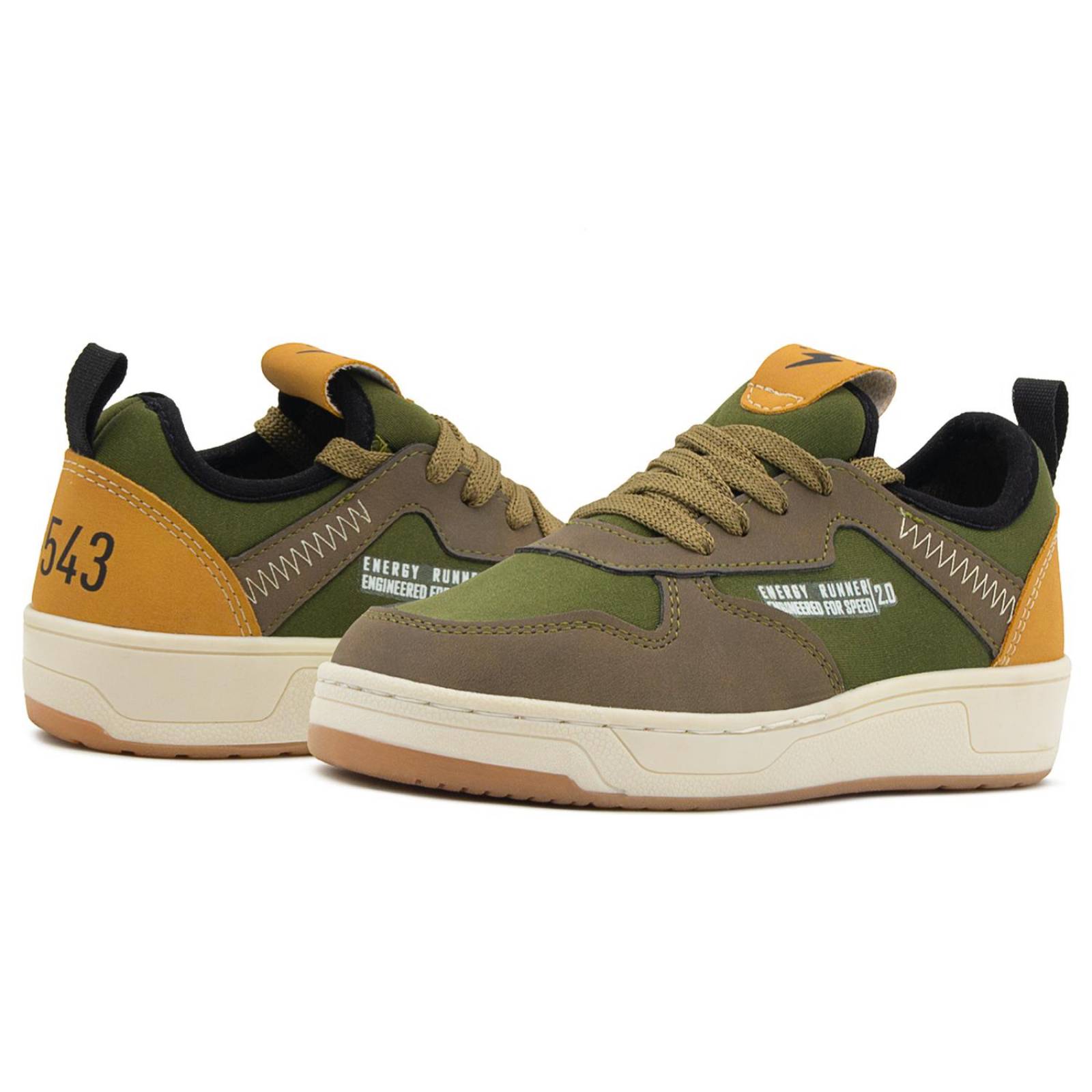 Tropicana Tenis Niño Estilo Militar Casual Antiderrapante