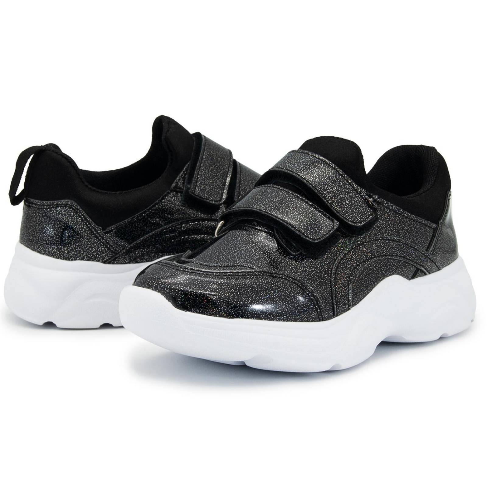 Tenis Tropicana Para Niña Casual Antiderrapante Negro 18-26