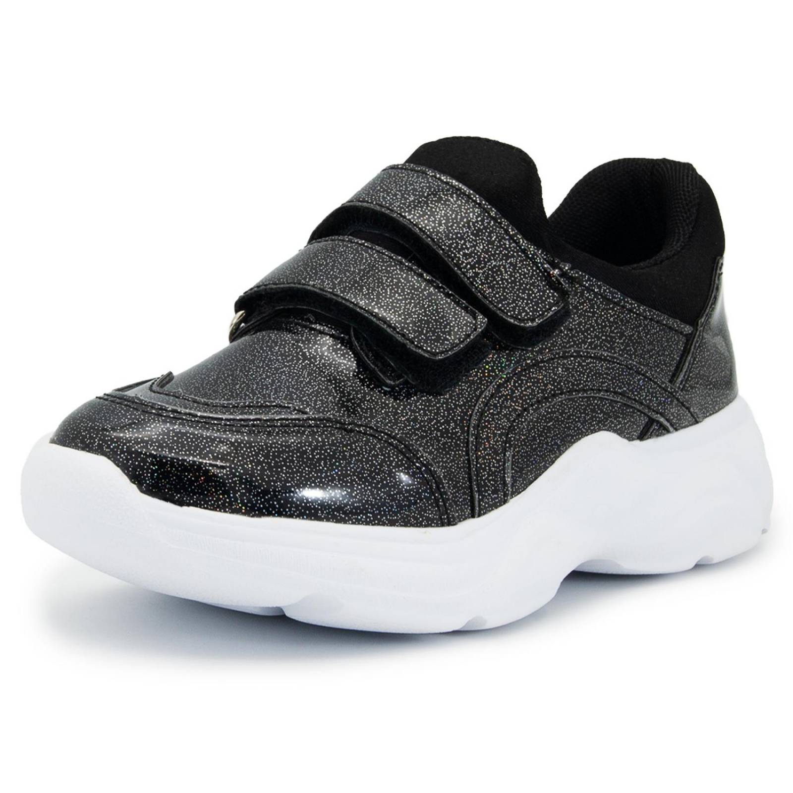 Tenis Tropicana Para Niña Casual Antiderrapante Negro 18-26