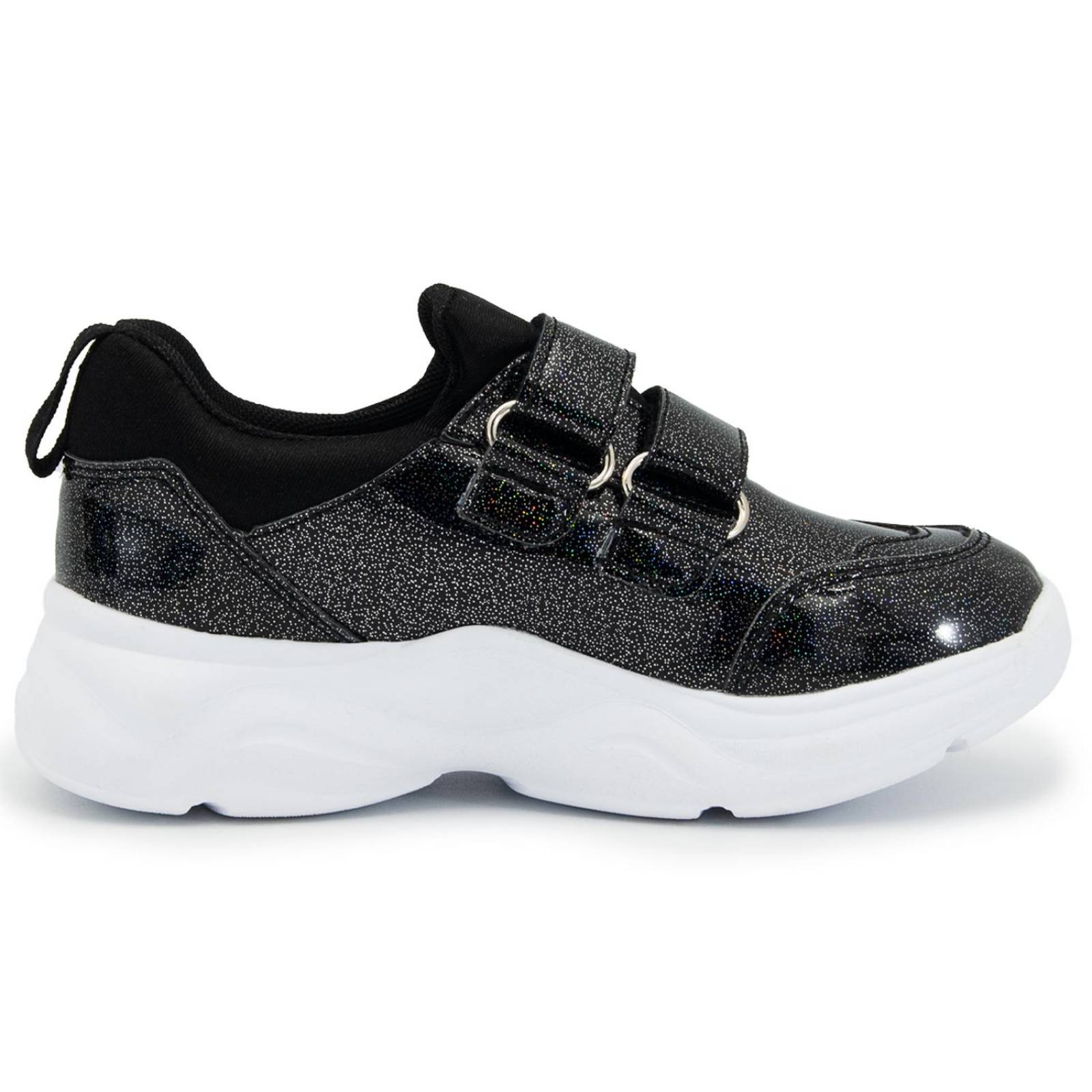 Tenis Tropicana Para Niña Casual Antiderrapante Negro 18-26