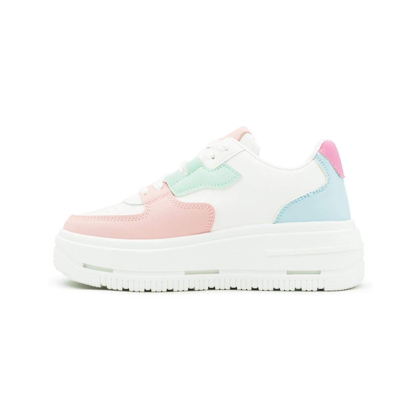 Tenis Para Mujer Moda Casuales Plataforma Urbano Multicolor 