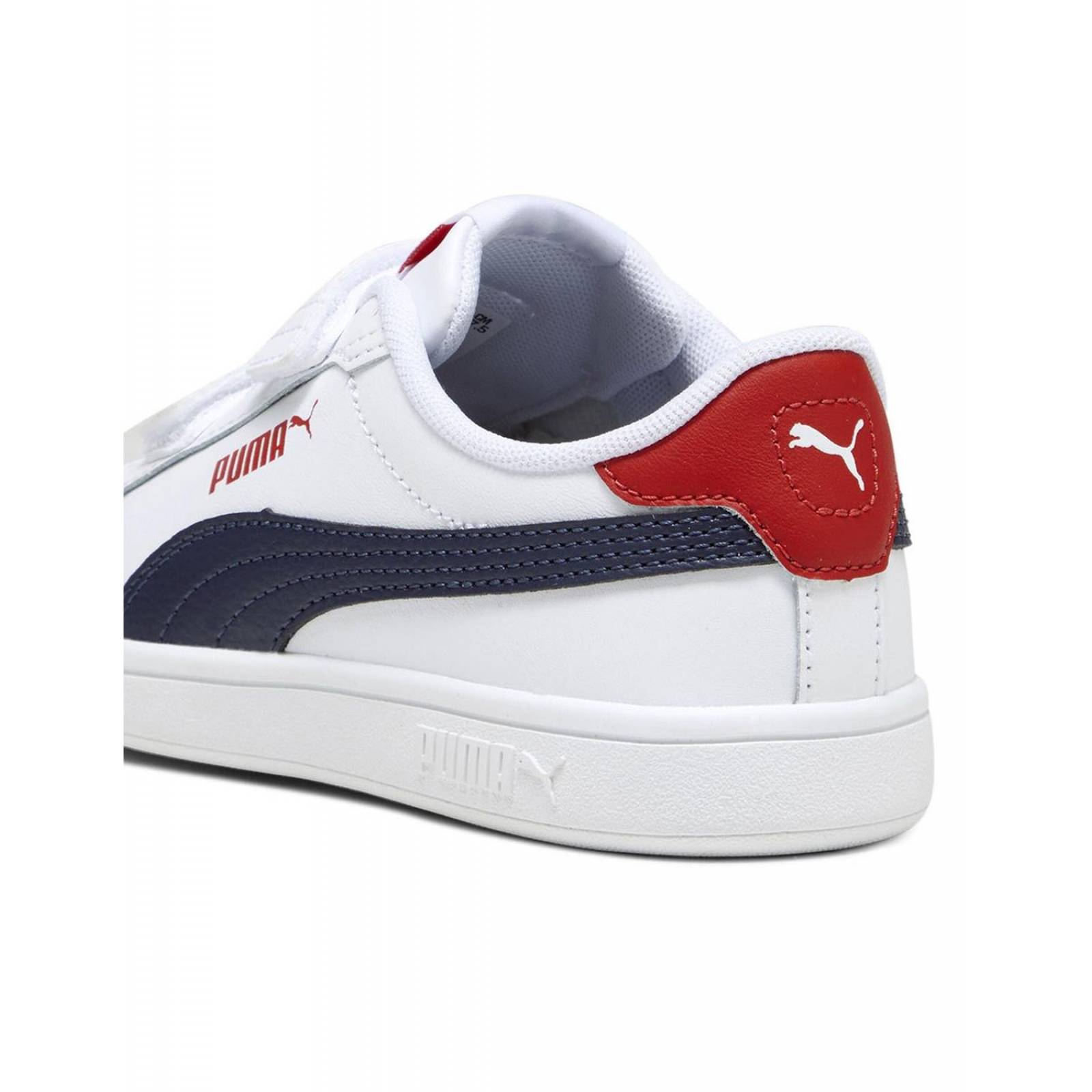 Tenis Puma Para Niño Smash 3.0 L V INF Casuales Blanco/Azul 