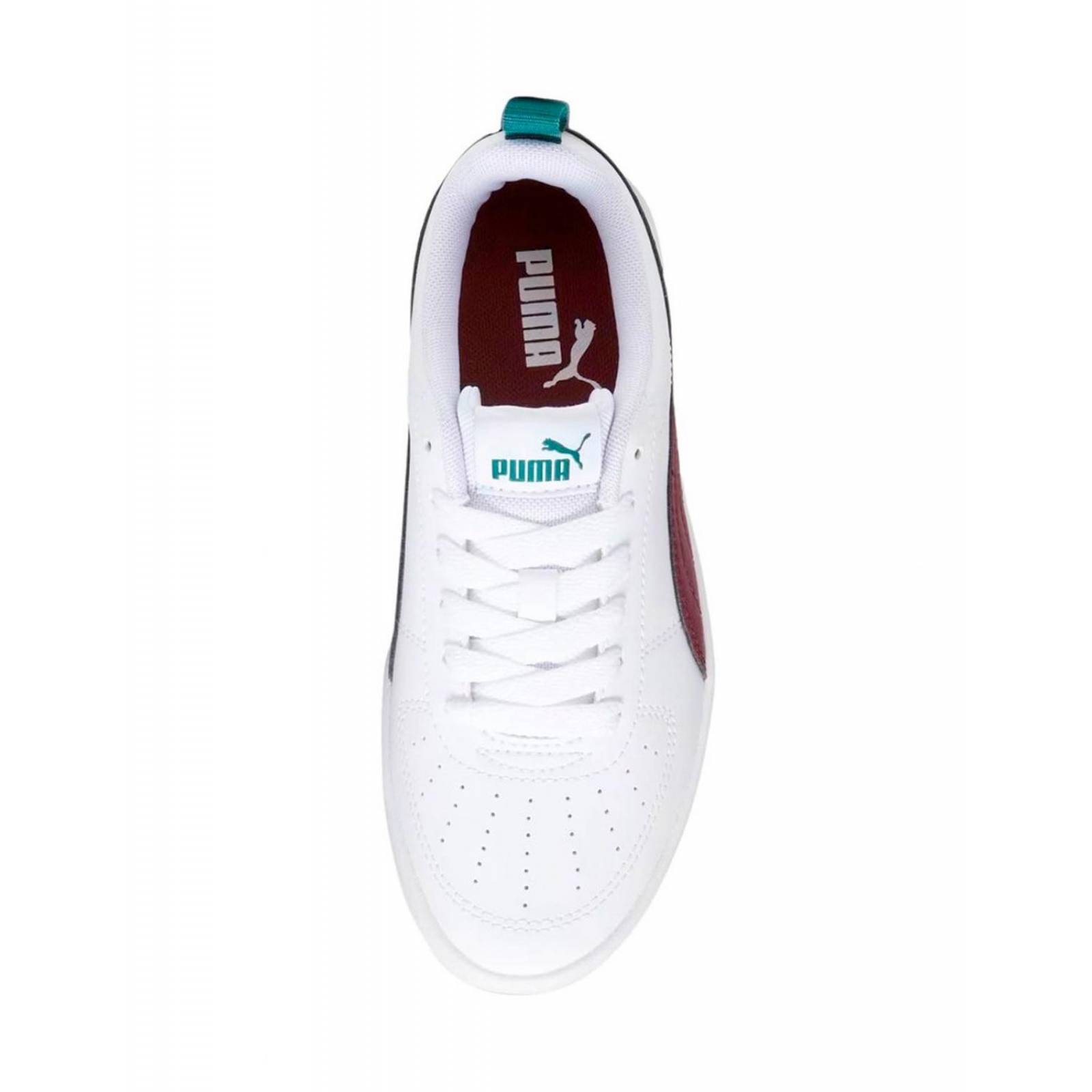 Tenis Puma Para Dama Deportivos Running Blanco-Vino 22-25 