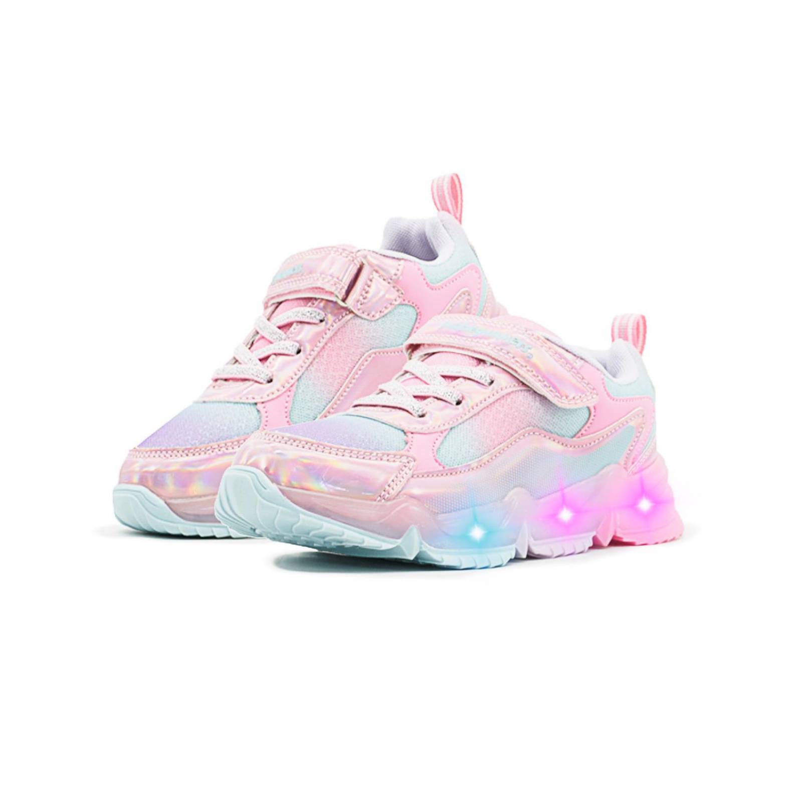 Tenis Bubble Gummers Saiko Para Niñas Con Luces Casuales 