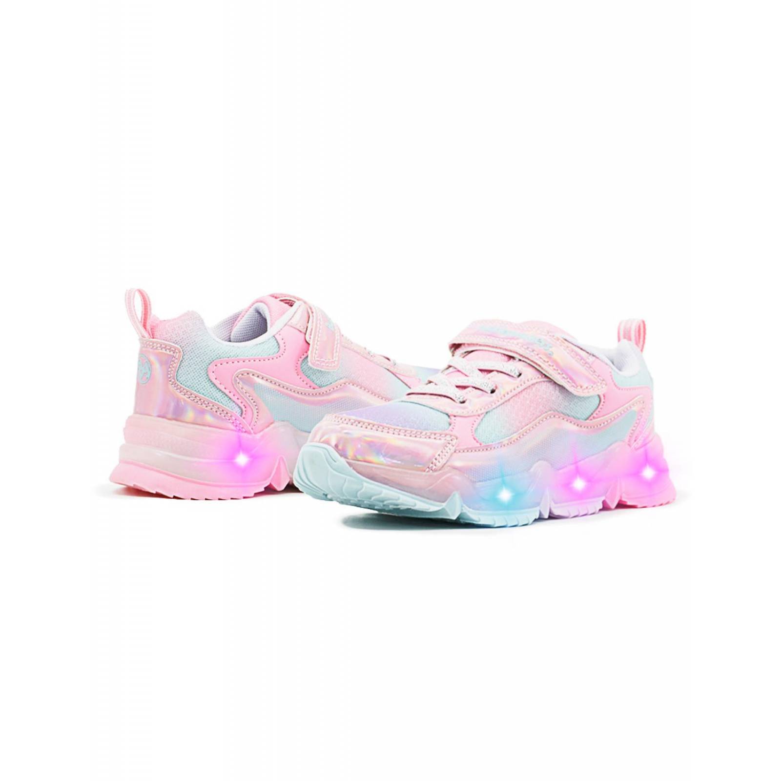 Tenis Bubble Gummers Saiko Para Niñas Con Luces Casuales 