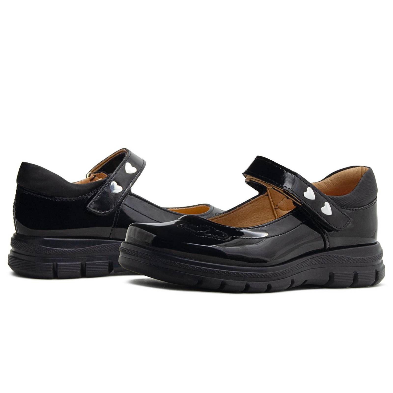 Zapato Escolar Yuyin Para Niñas Elegante Piel Charol 16-21.5