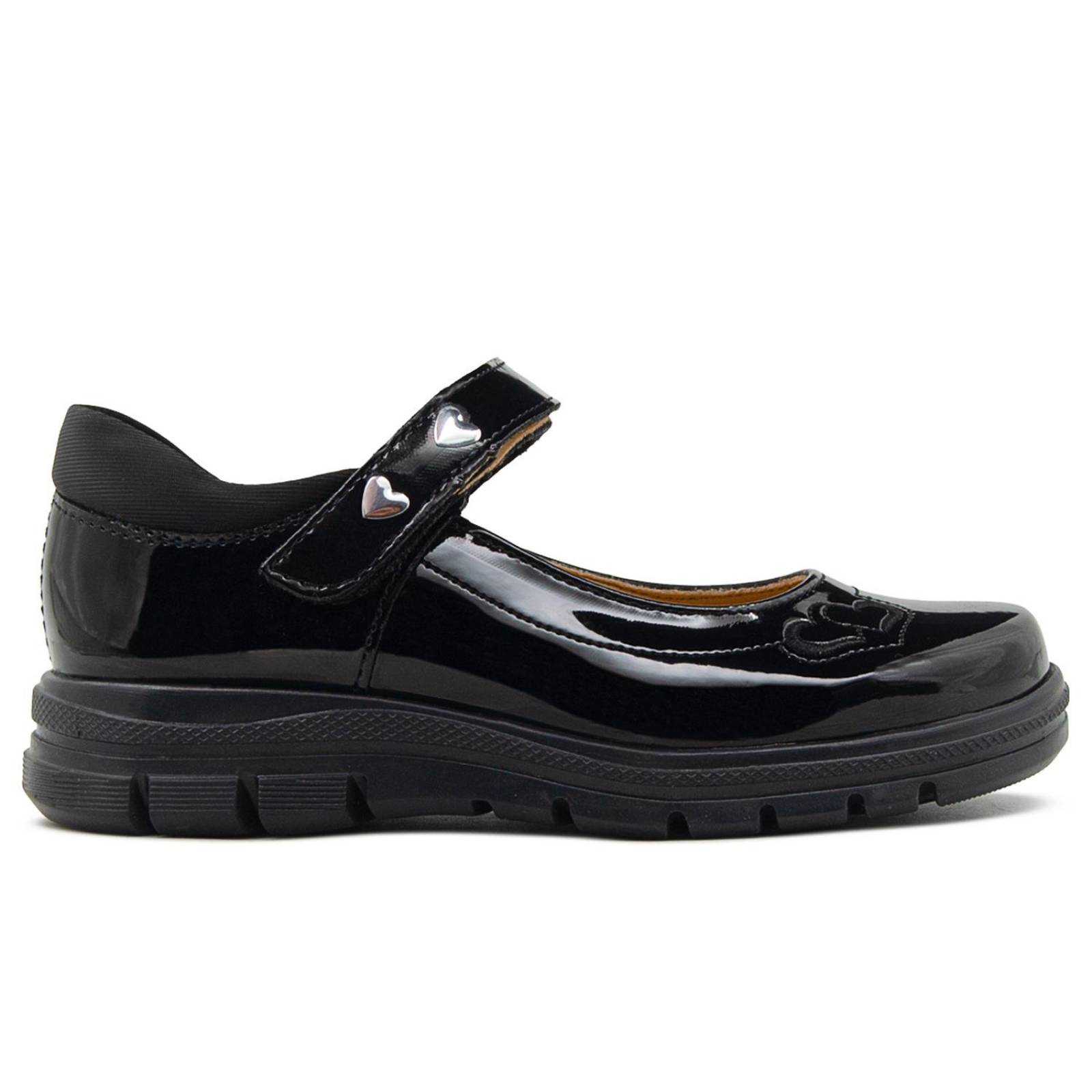 Zapato Escolar Yuyin Para Niñas Elegante Piel Charol 16-21.5