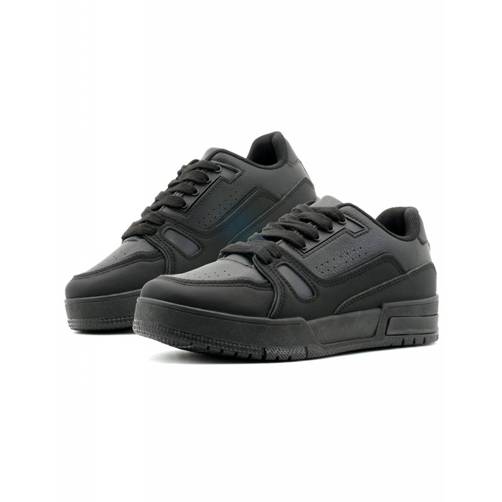 Tenis Casuales Choclo Para Mujer En Color Negro 22-26 25