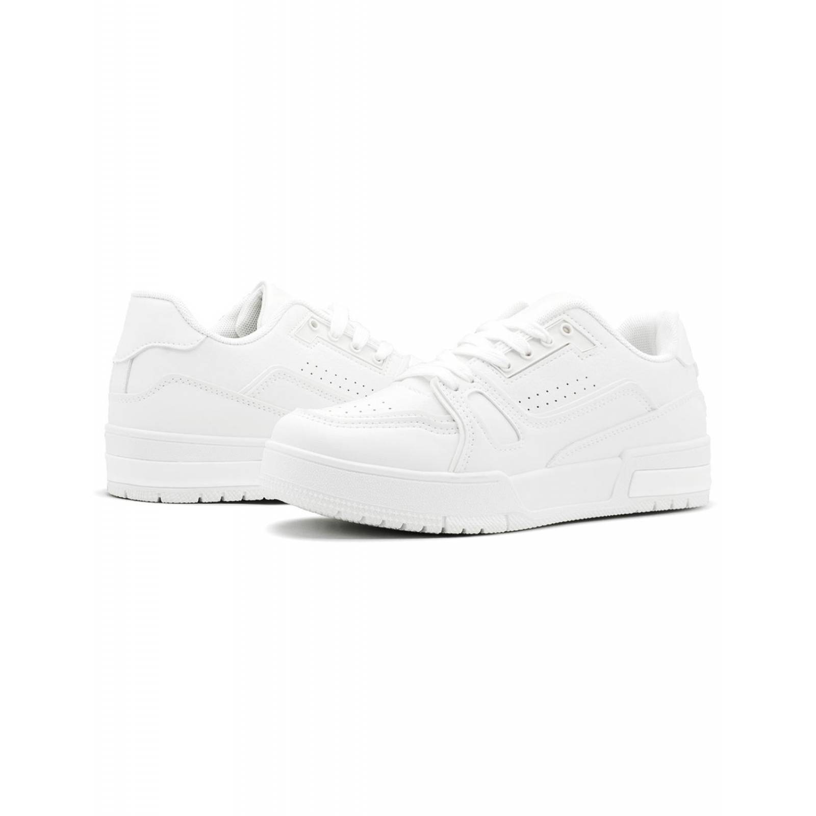Tenis Casuales Choclo Para Mujer En Color Blanco 22-26 