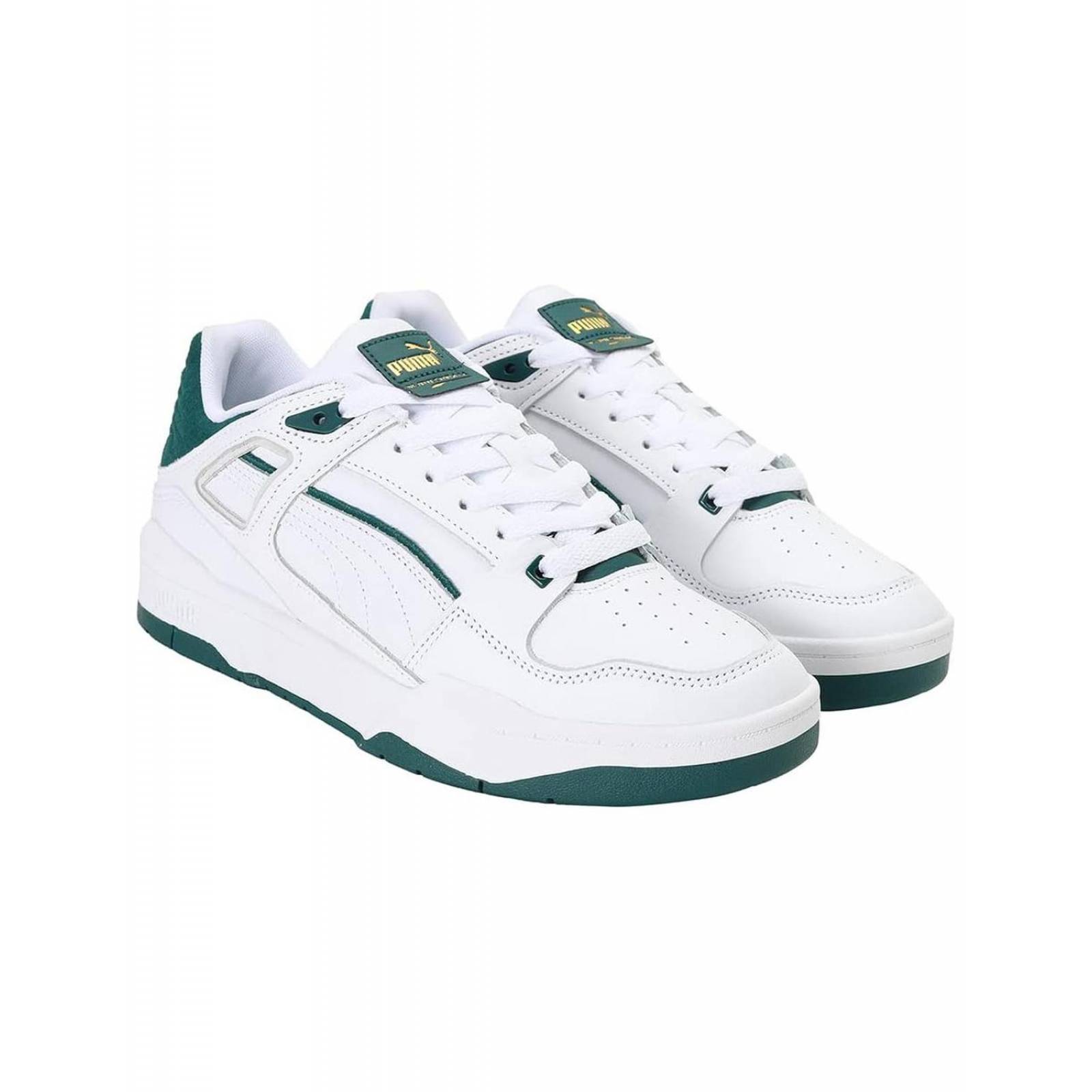 Tenis Puma Slipstream Varsyti Hombre Casual Blanco Verde 