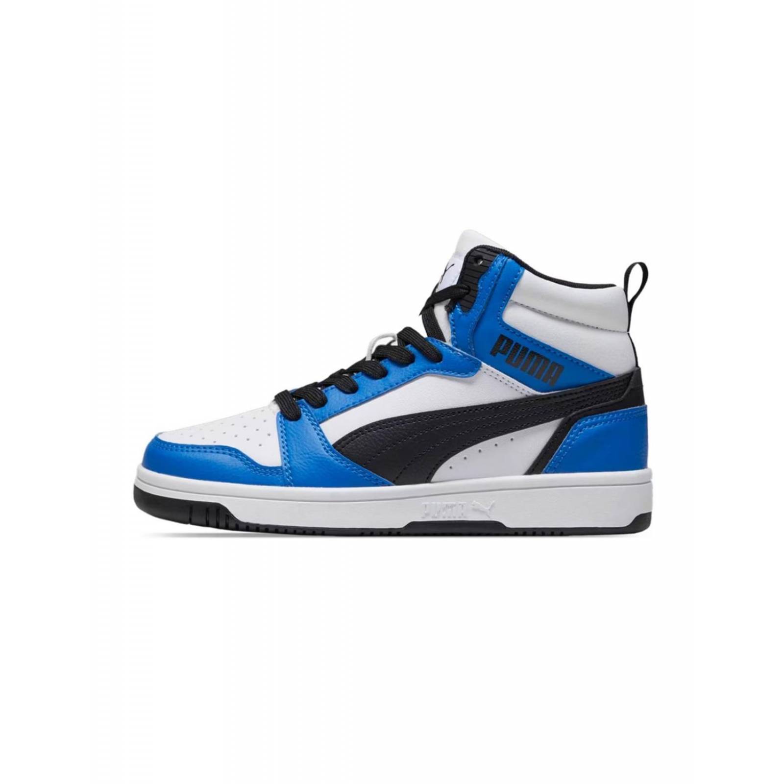 Tenis Puma Rebound V6 Blanco-azul Comodo Urbano 22-26 