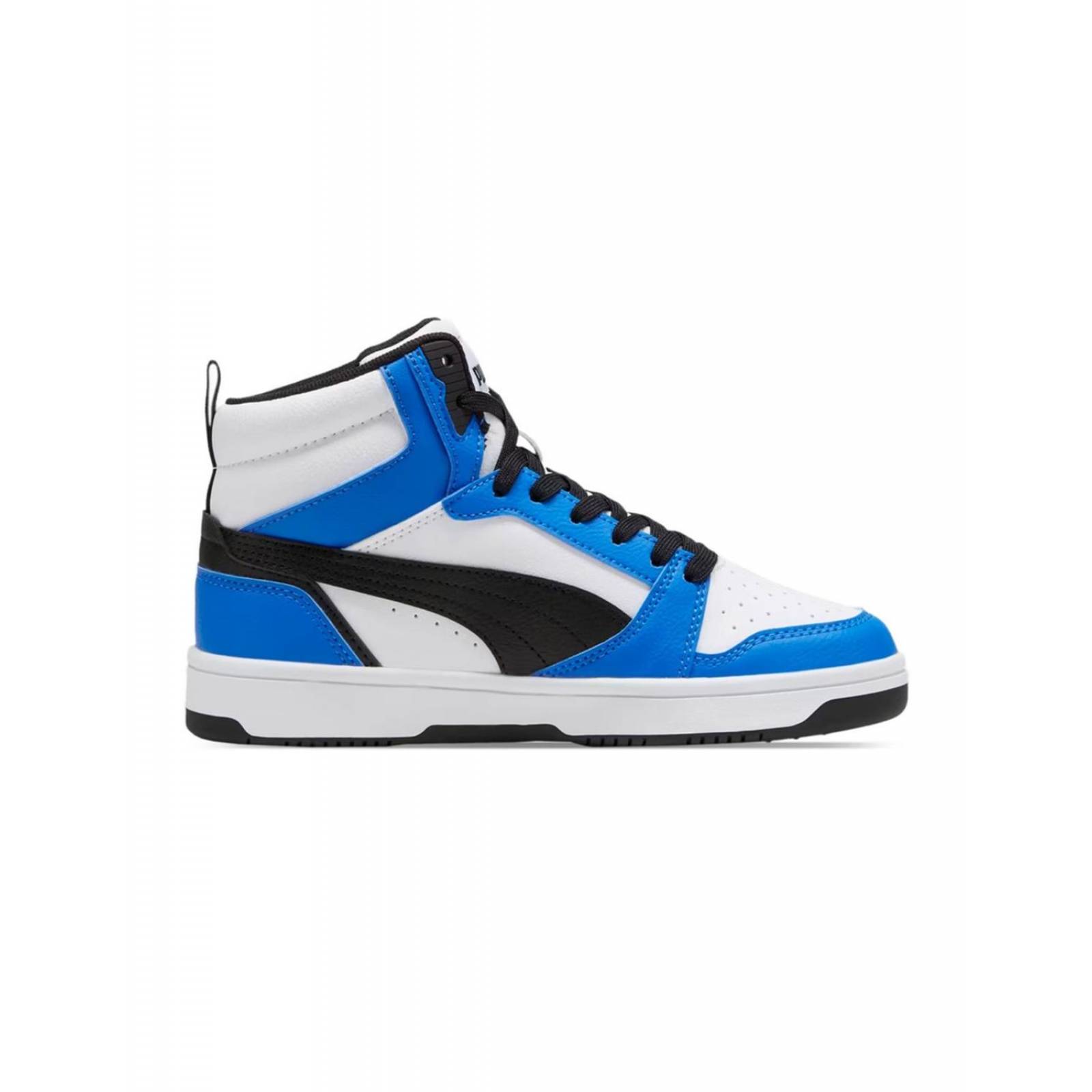 Tenis Puma Rebound V6 Blanco-azul Comodo Urbano 22-26 