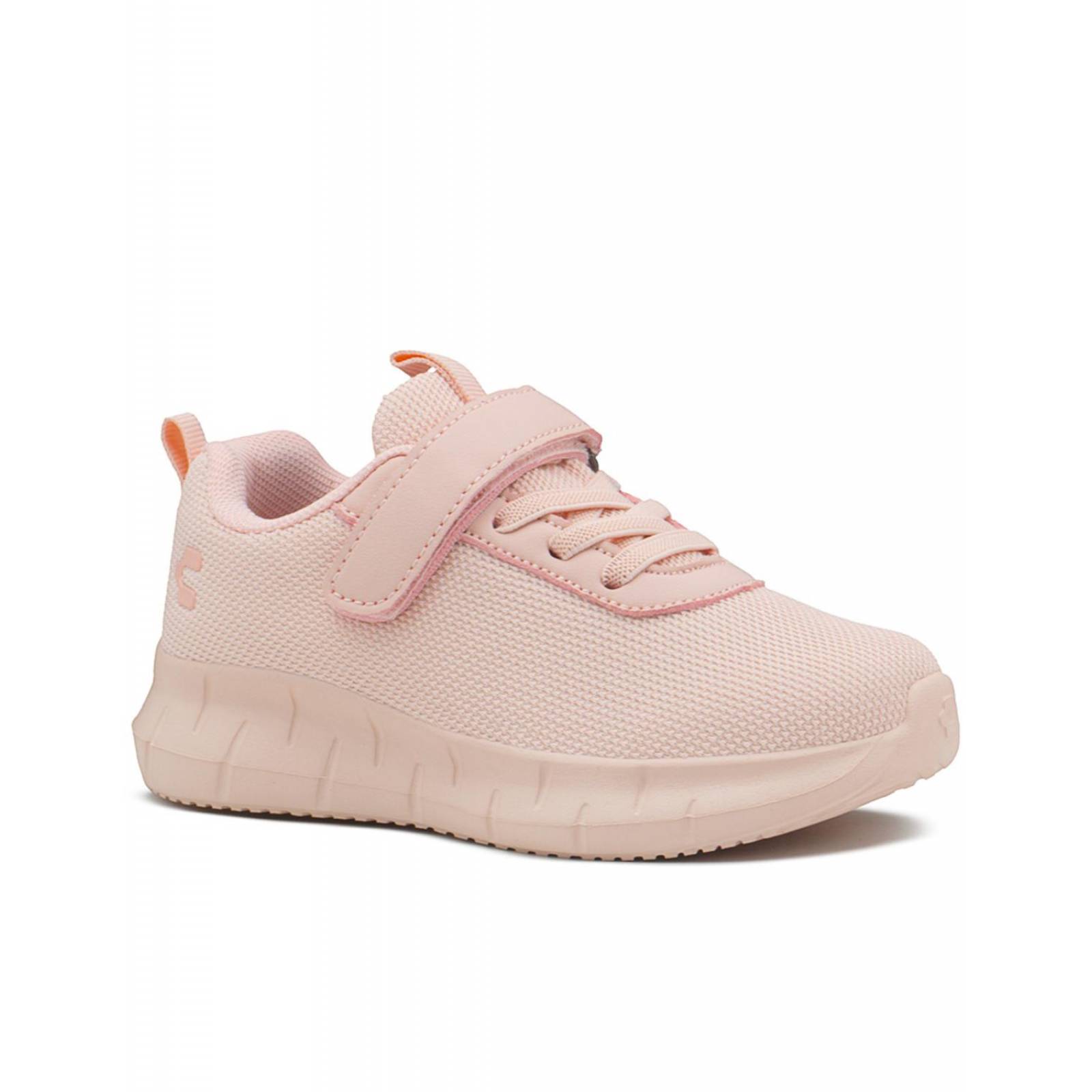 Tenis Charly Para Niña Ajuste Velcro Suela EVA Running Rosa 