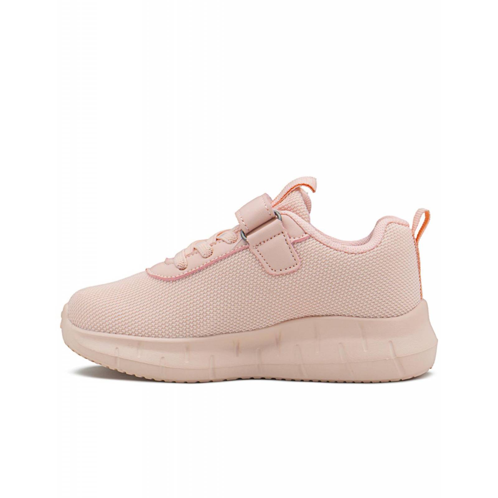 Tenis Charly Para Niña Ajuste Velcro Suela EVA Running Rosa 