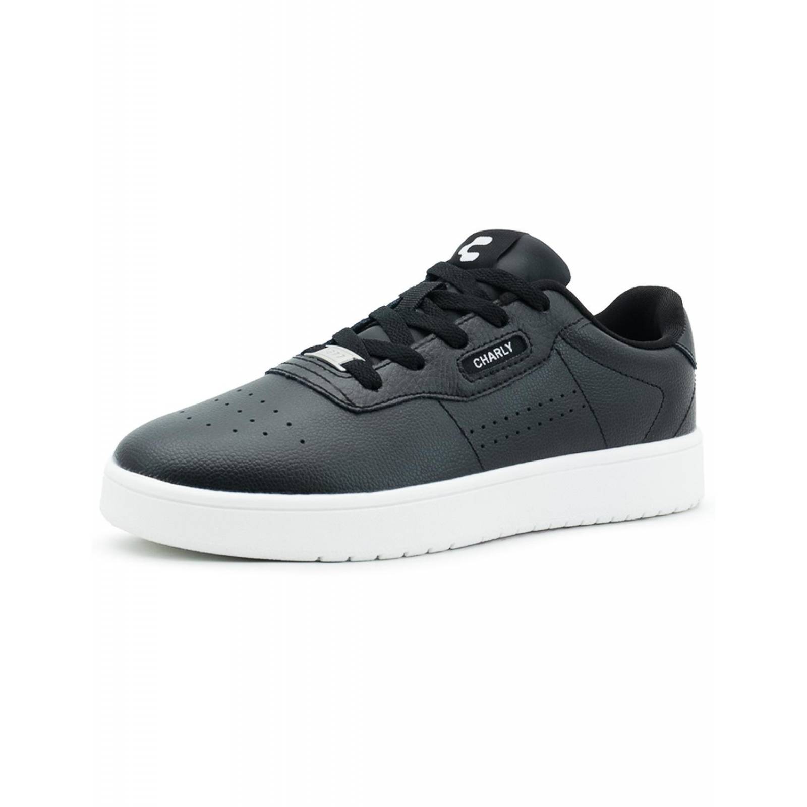 Tenis Charly Para Dama Estilo Casuales Negro/Blanco 22-27 