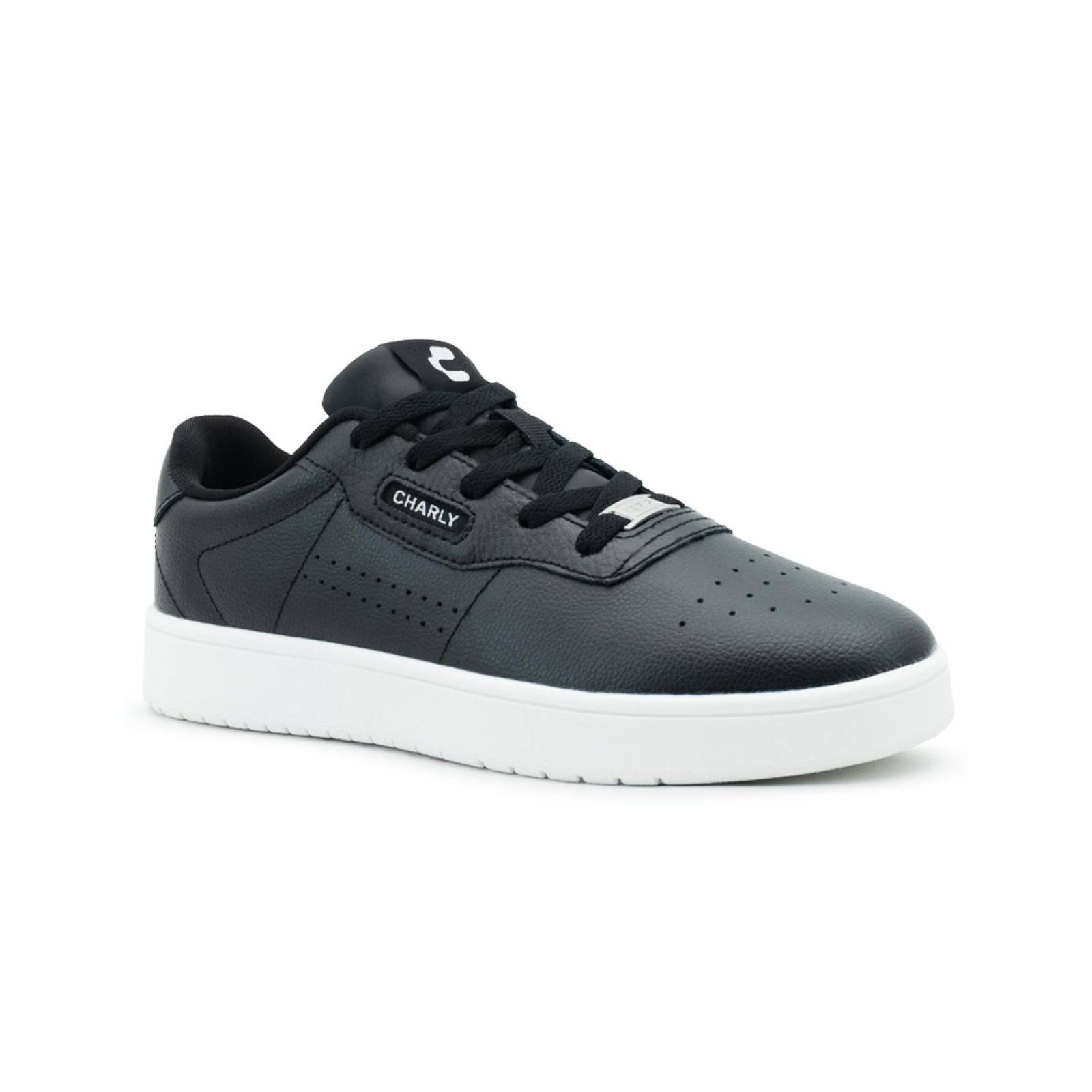 Tenis Charly Para Dama Estilo Casuales Negro/Blanco 22-27 