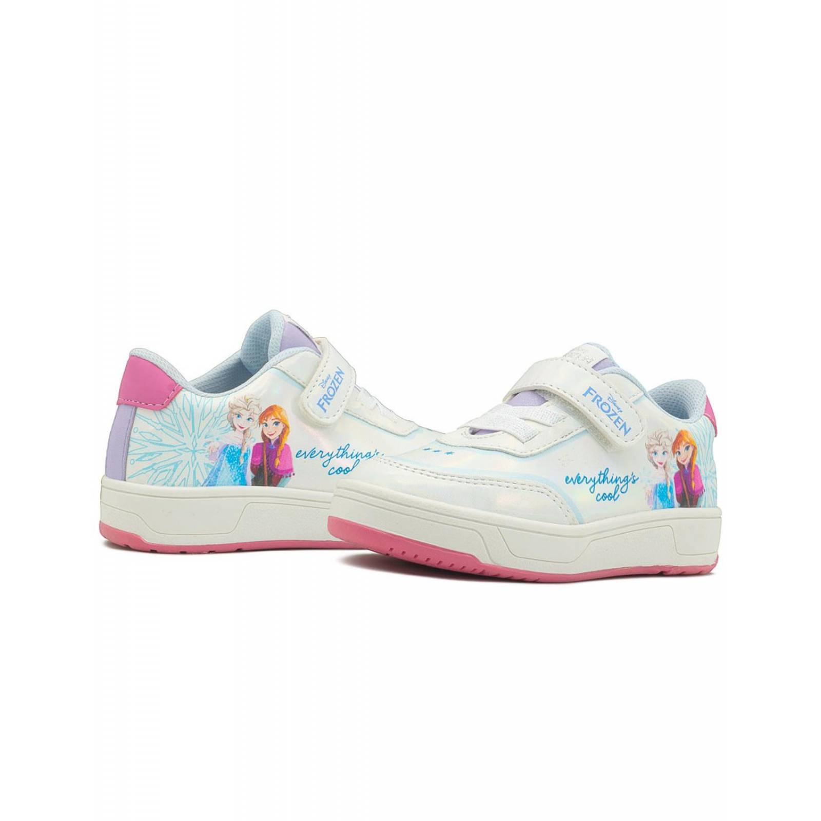 Tenis Tropicana Para Niña Disney Frozen Elsa Anna Velcro 
