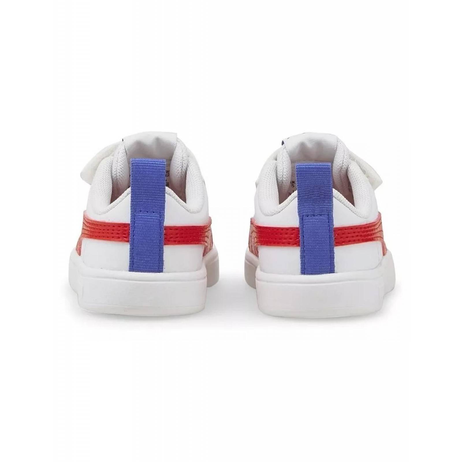 Tenis Puma Para Niño Ajuste Velcro Antiderrapante Blanco