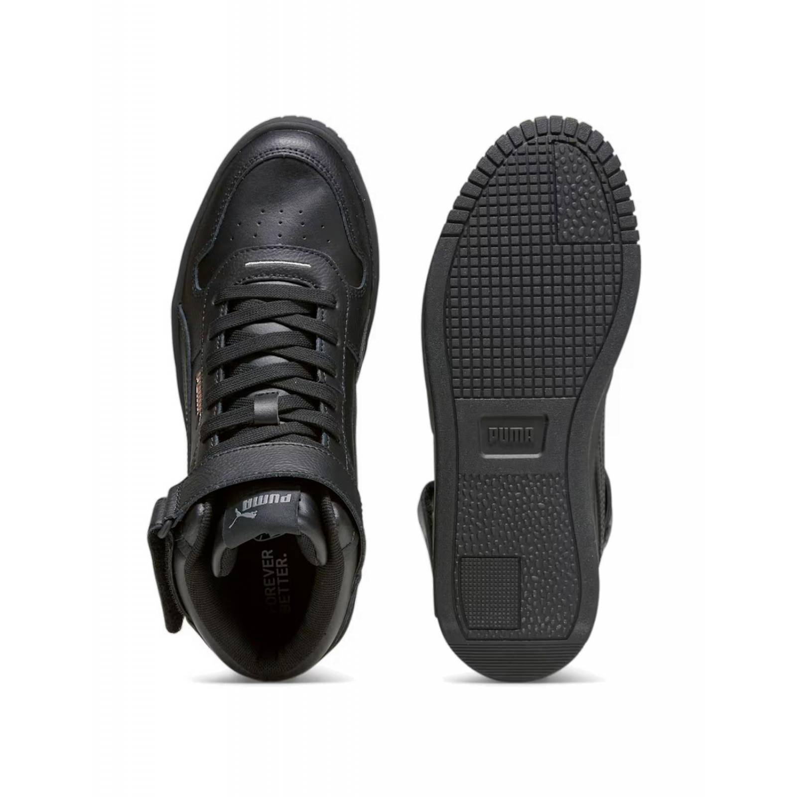 Tenis Bota Puma Dama Running Plataforma Urbano Negro 22-26 