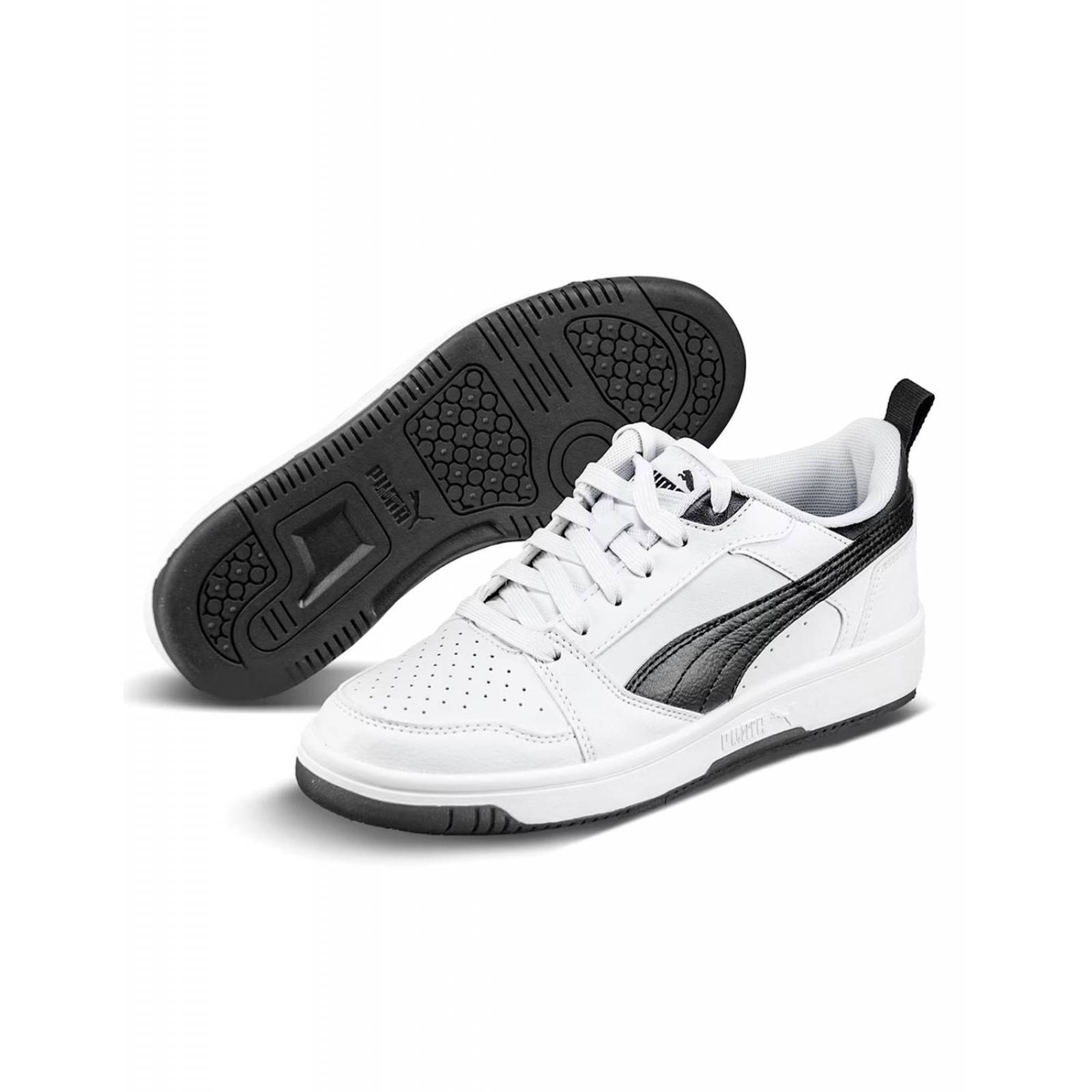 Tenis Puma Rebound Para Caballero Casual Blanco Negro 25-28 
