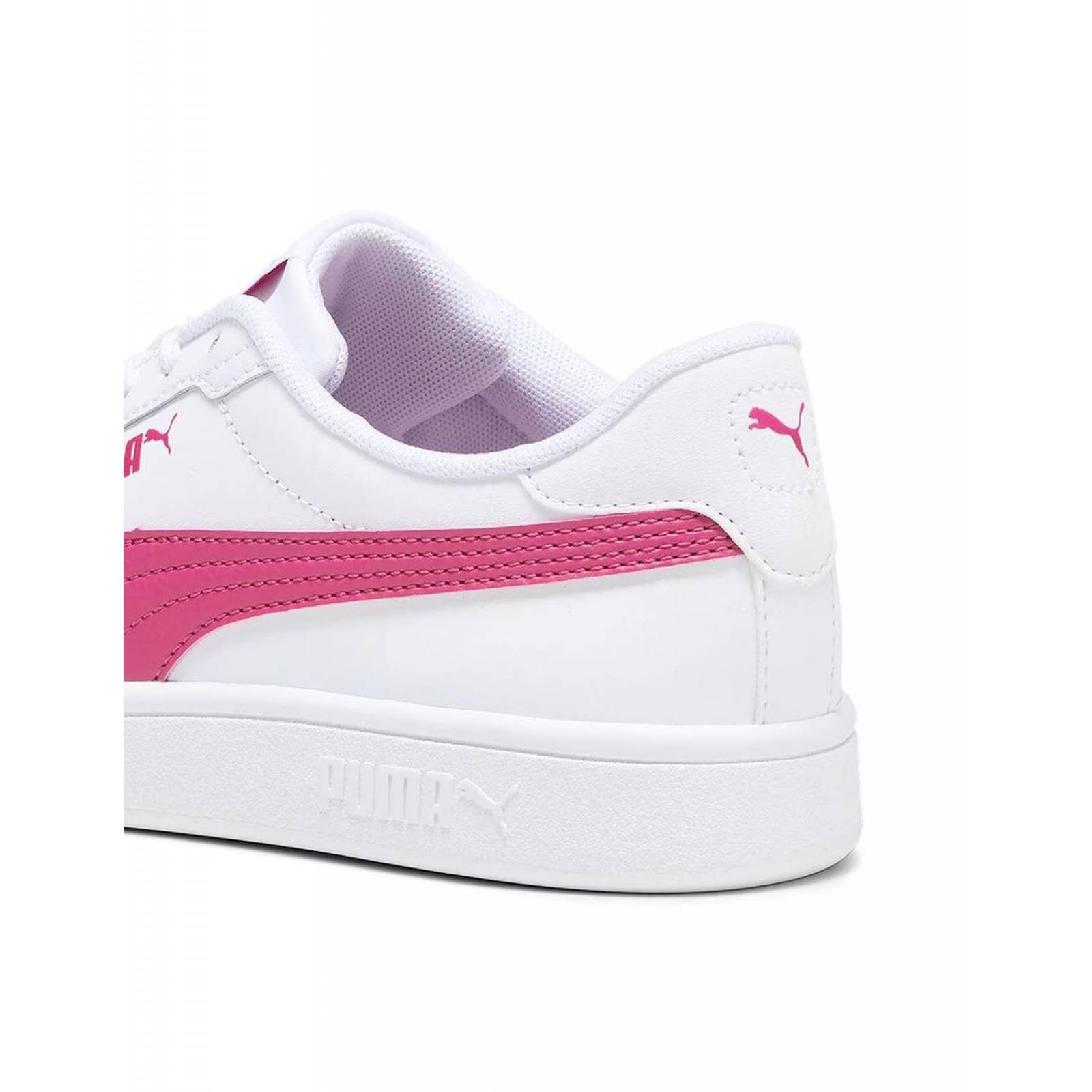 Tenis Puma Smash Dama Casual Deportivos Blanco/Fiusha 22-25 