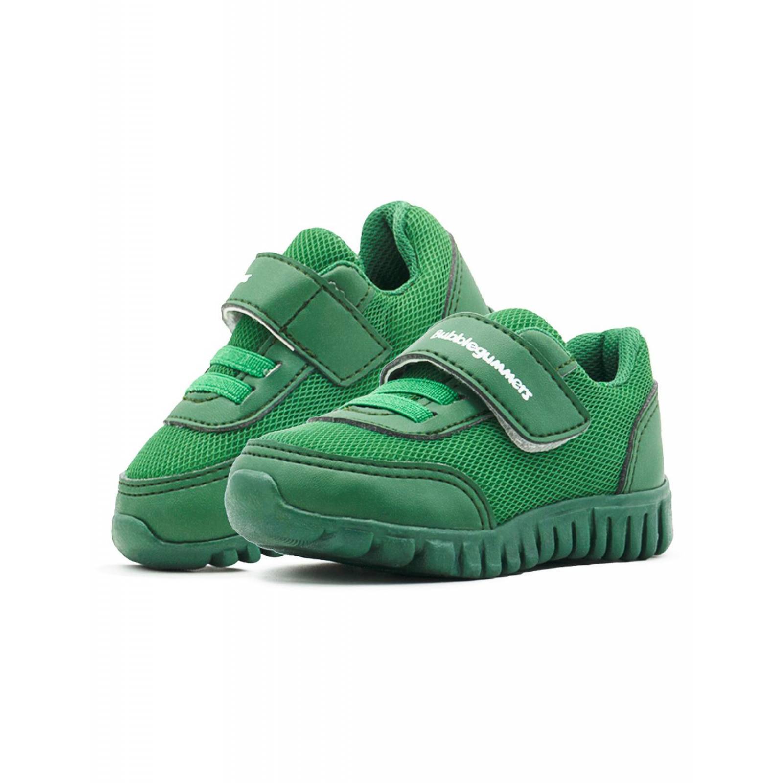 Tenis Moda Casual Niño Bubble Gummers Hit Color Verde 13-19 