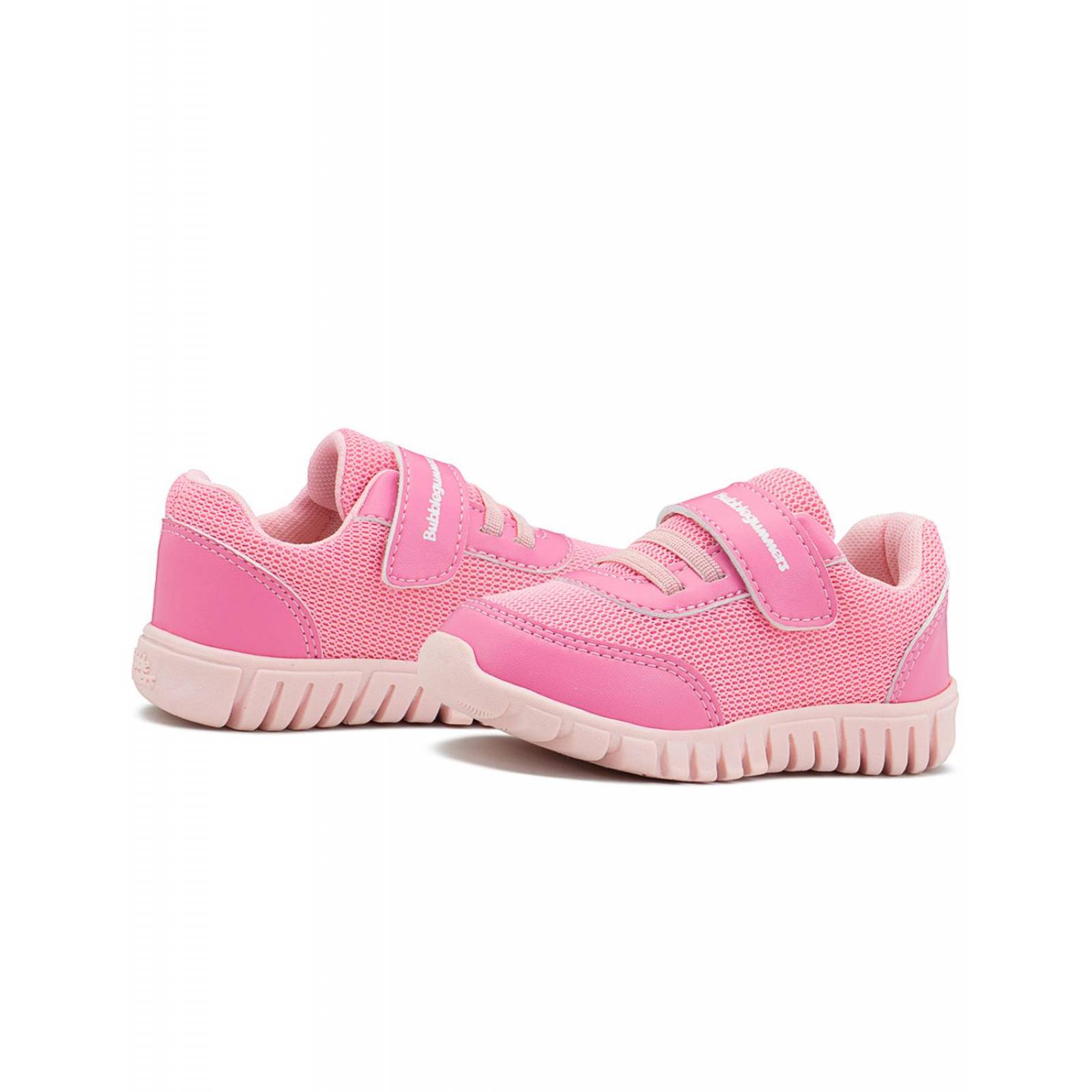 Tenis Bubble Gummers Hit Para Niña Ajuste Velco En Rosa Pop 