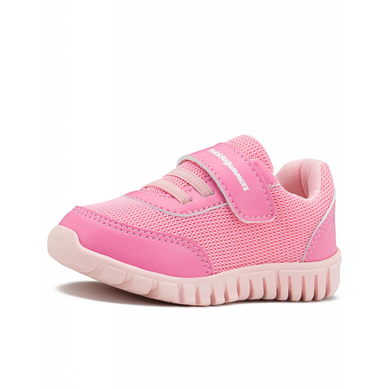 Tenis Bubble Gummers Hit Para Niña Ajuste Velco En Rosa Pop 