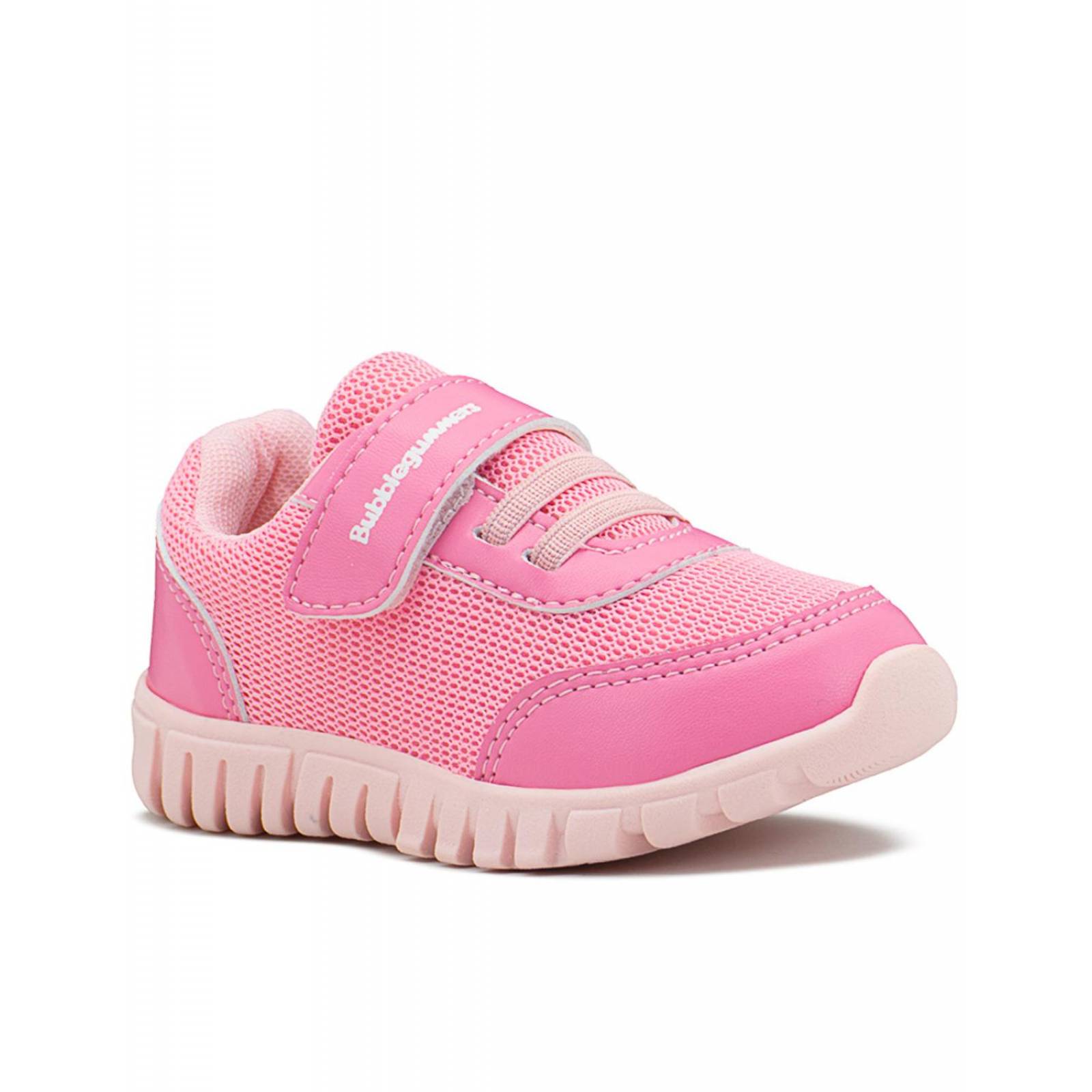 Tenis Bubble Gummers Hit Para Niña Ajuste Velco En Rosa Pop 
