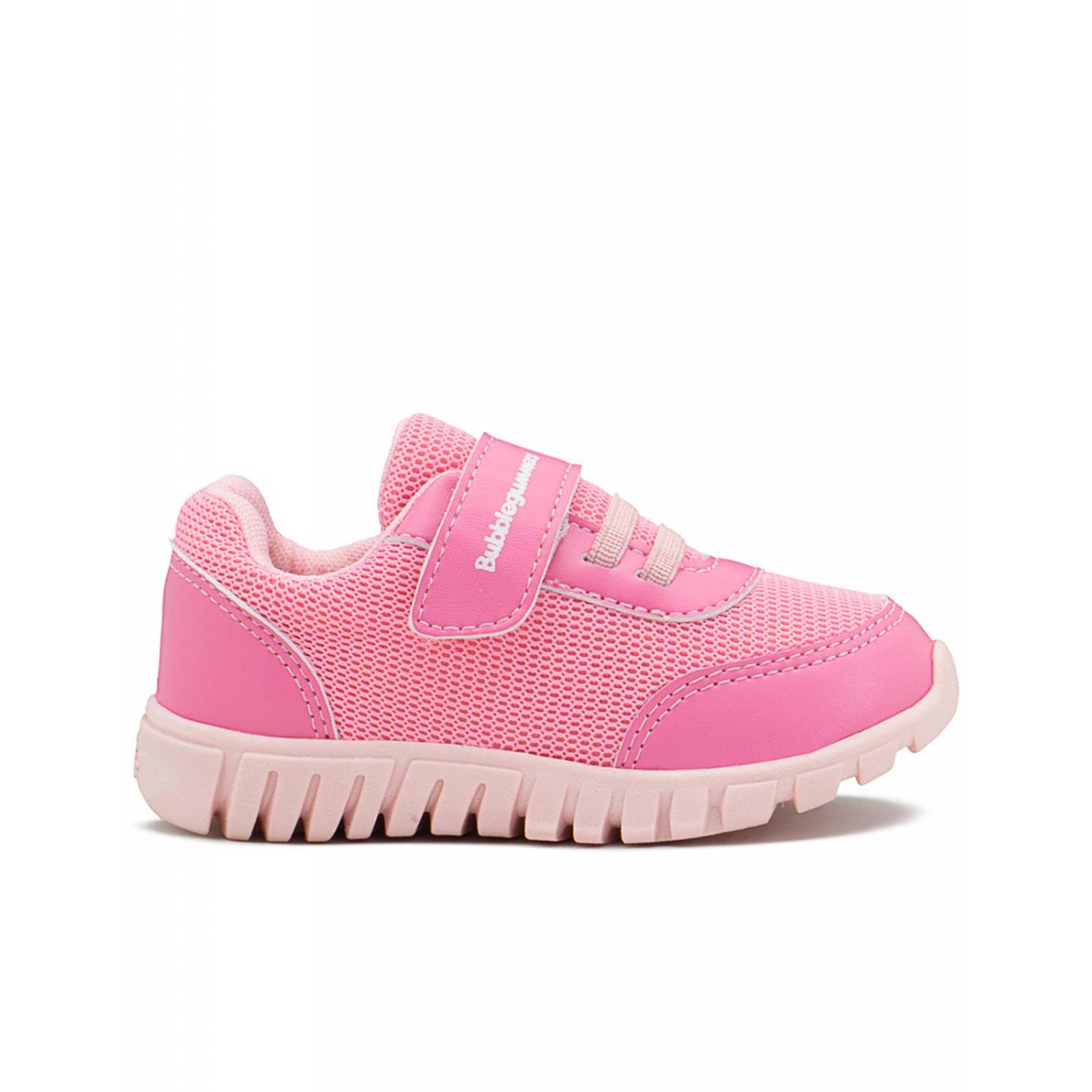Tenis Bubble Gummers Hit Para Niña Ajuste Velco En Rosa Pop 