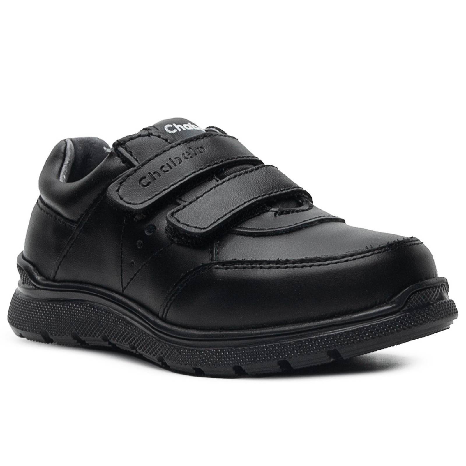 Zapatos Escolares Chabelo Para Niños Con Ajuste Velcro 15-26