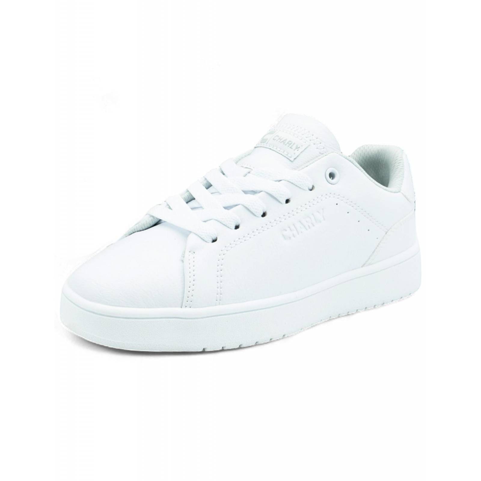 Elegante Tenis Charly Estilo Urbano Casual Para Dama Blanco 