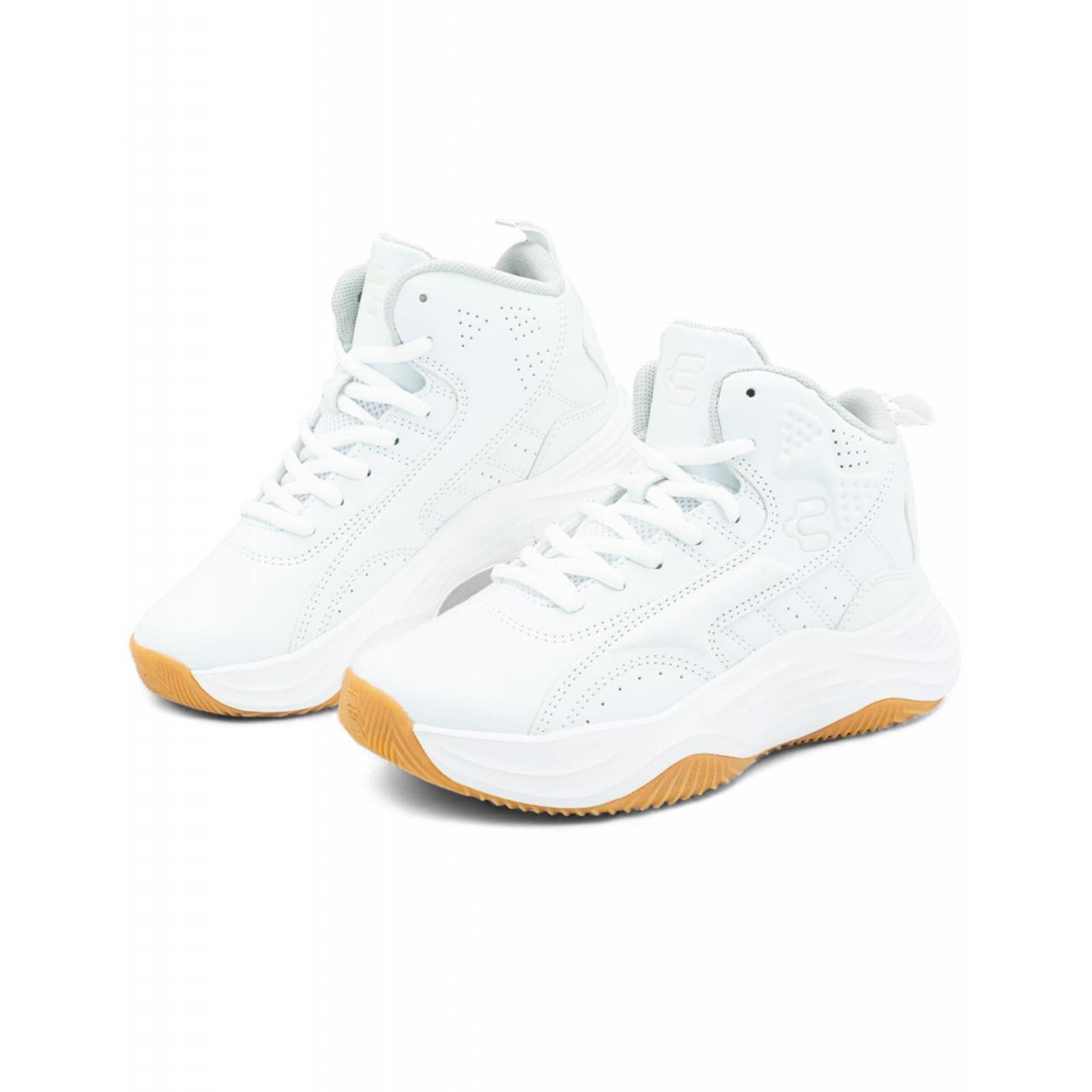 Tenis Bota Charly Para Caballero Deportivo Basquetbol Blanco