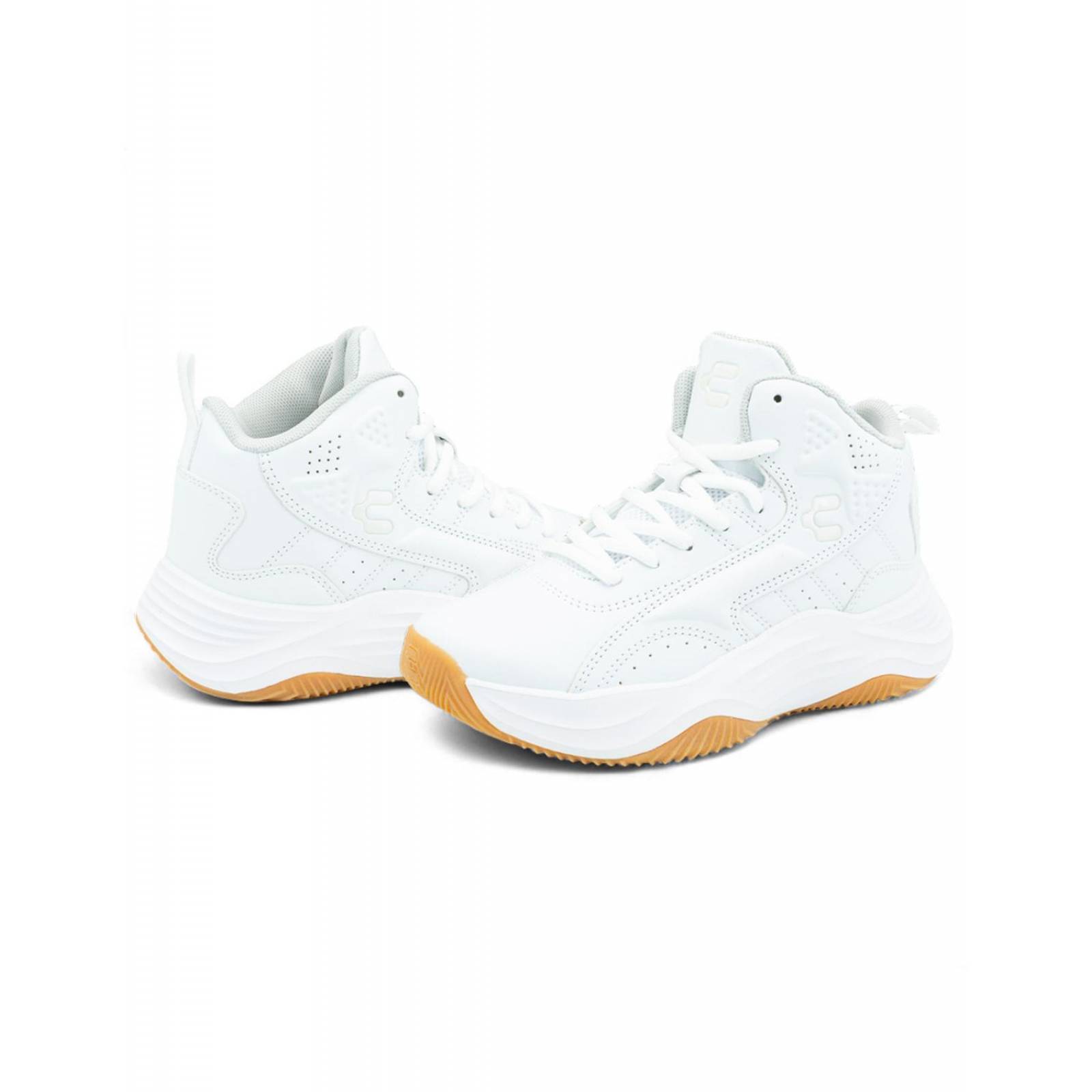 Tenis Bota Charly Para Caballero Deportivo Basquetbol Blanco