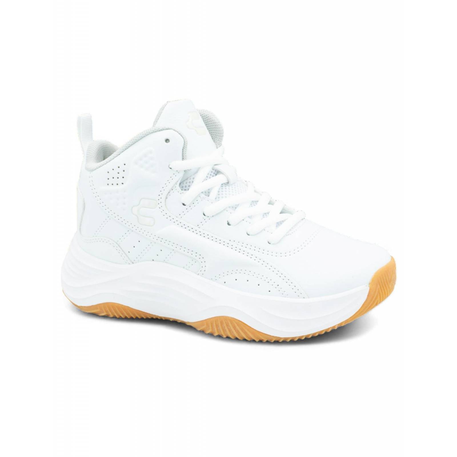 Tenis Bota Charly Para Caballero Deportivo Basquetbol Blanco