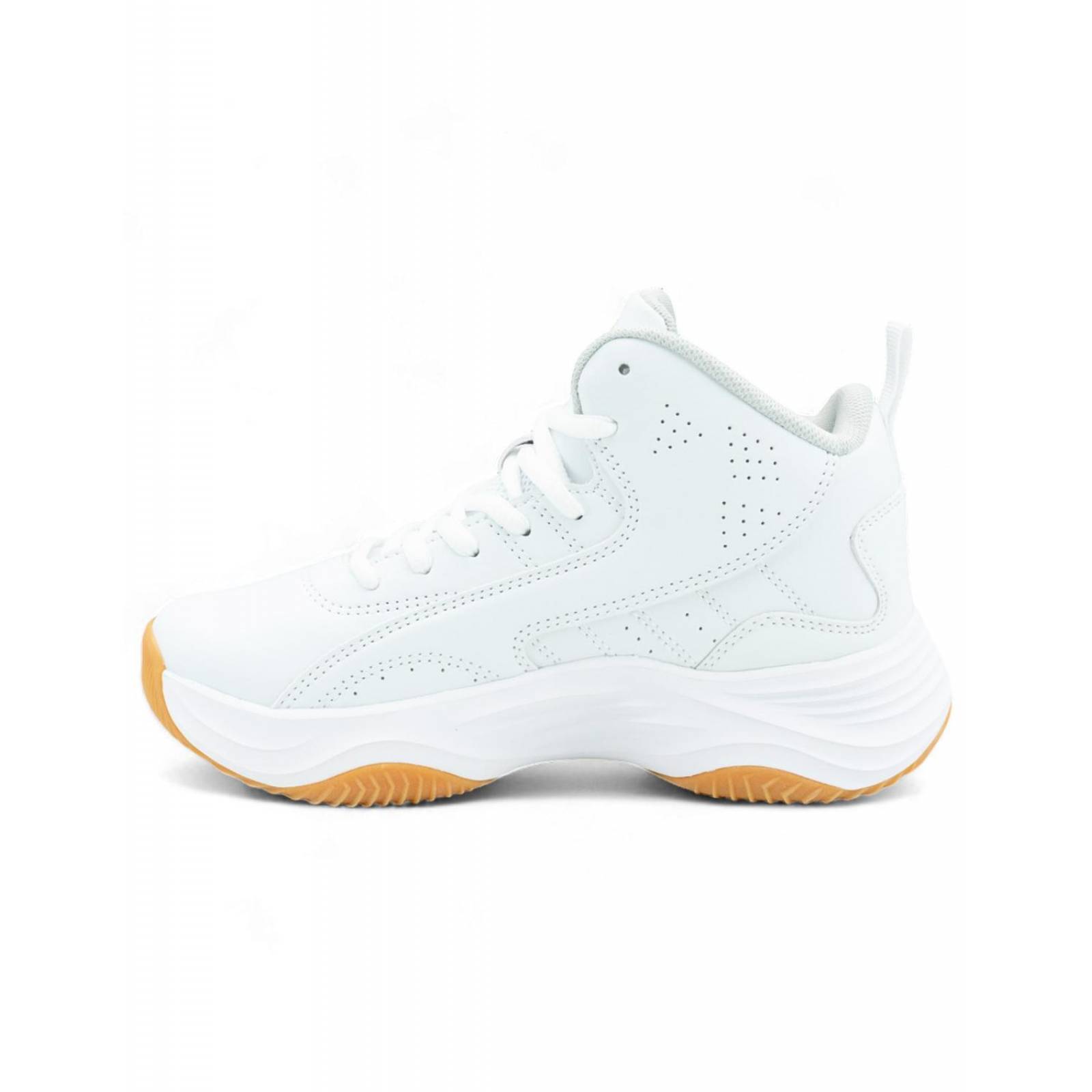 Tenis Bota Charly Para Caballero Deportivo Basquetbol Blanco